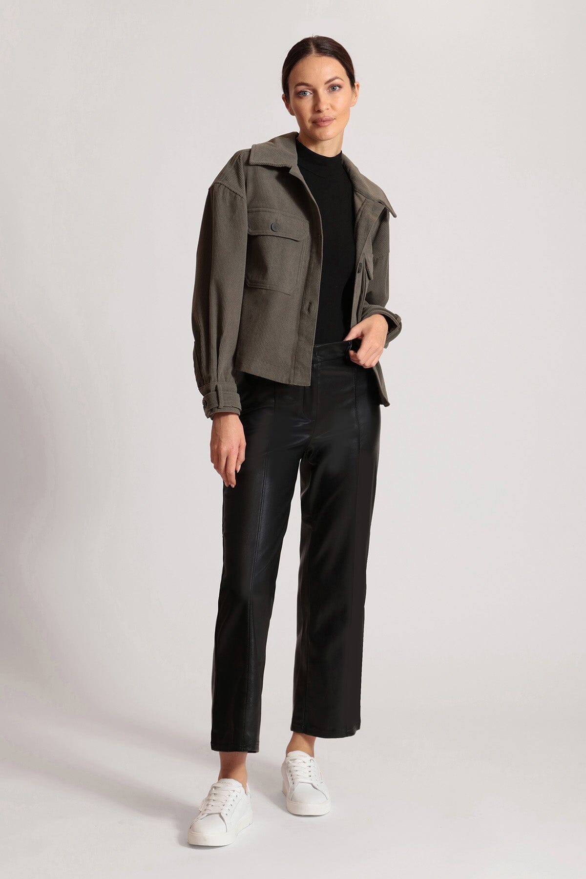 Faux-ever leather™ bottoms