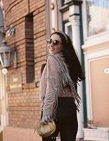 Jordan White @hautehouseflower "on the town" wears AVEC LES FILLES
