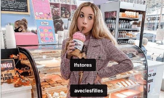 Influencer, actress and Tik-Tok star, Carrie Berk