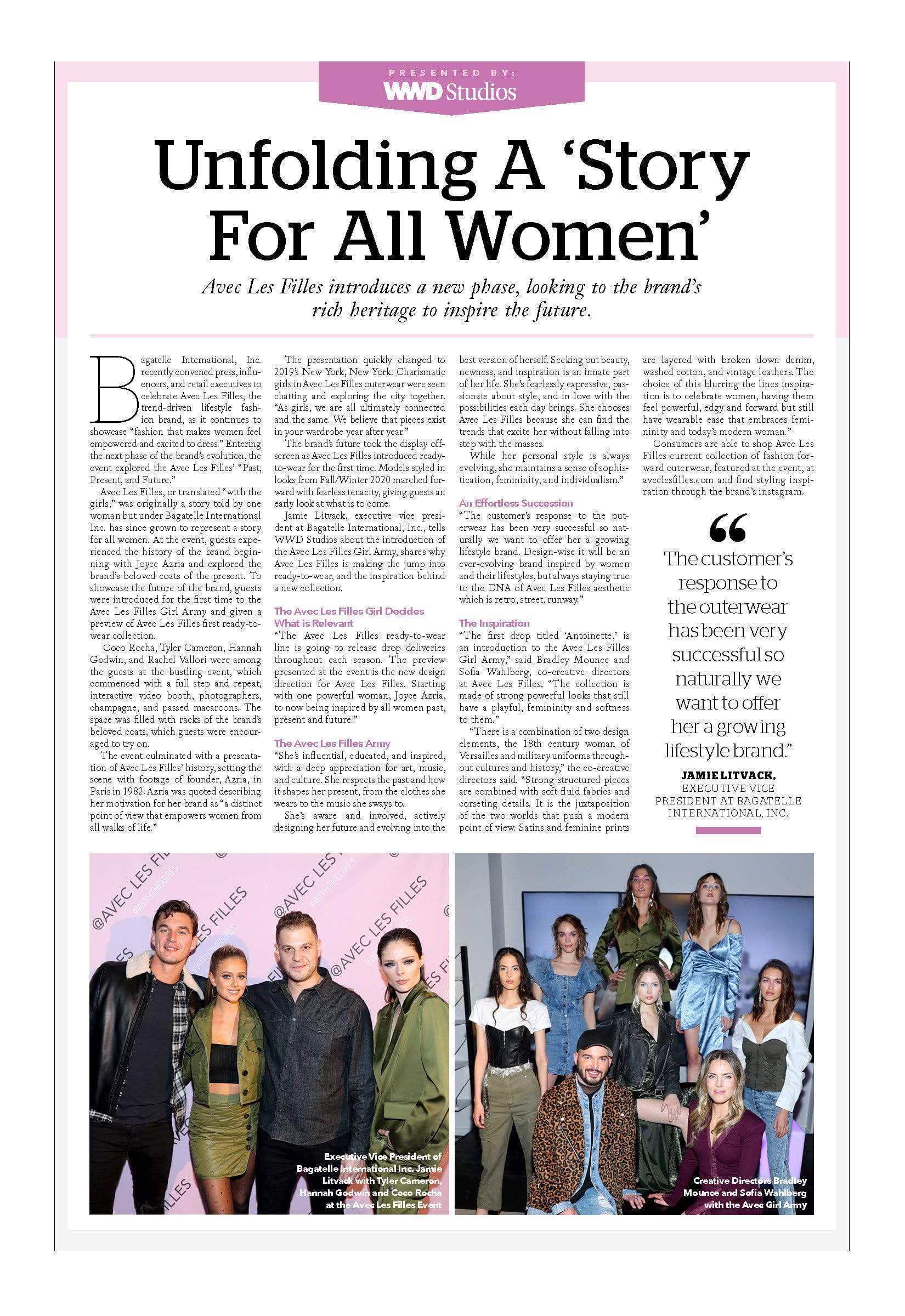 WWD featuring Avec Les Filles