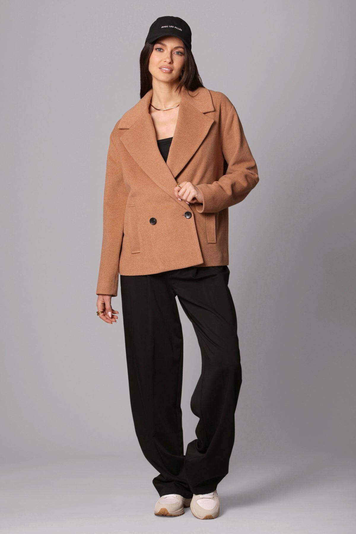 Casual peacoat hot sale