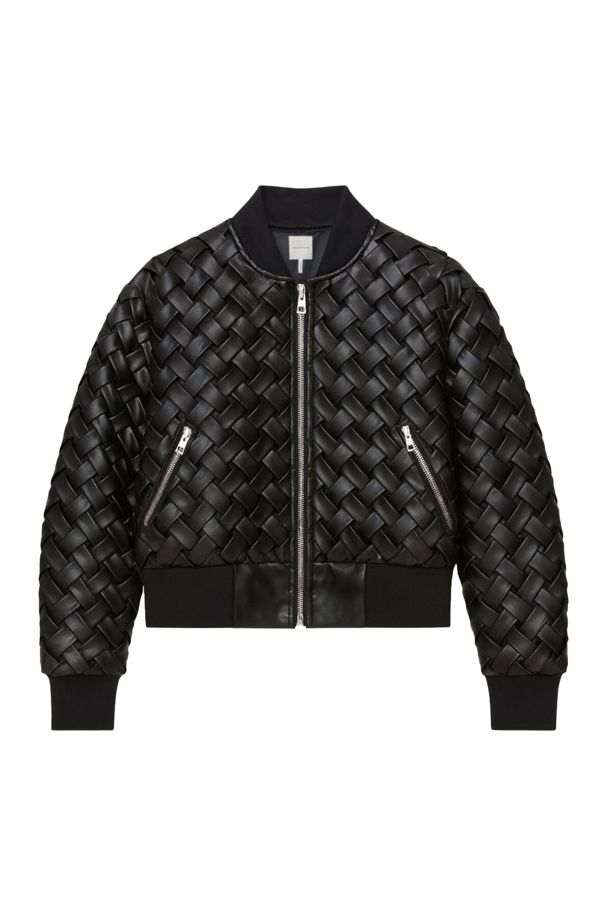 Woven Faux-Ever Leather™ Bomber Jacket Coats & Jackets Avec Les Filles