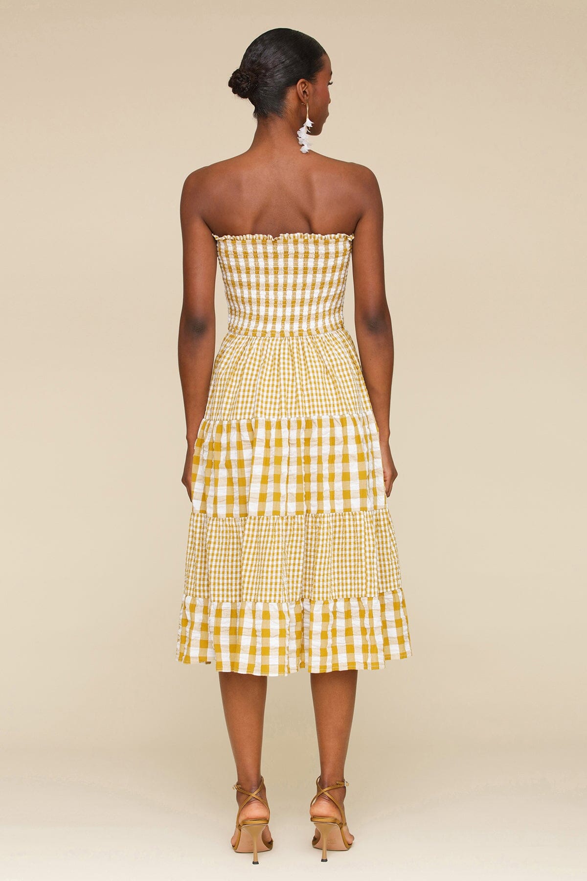 Cotton Gingham Tiered Maxi Skirt Skirts Avec Les Filles