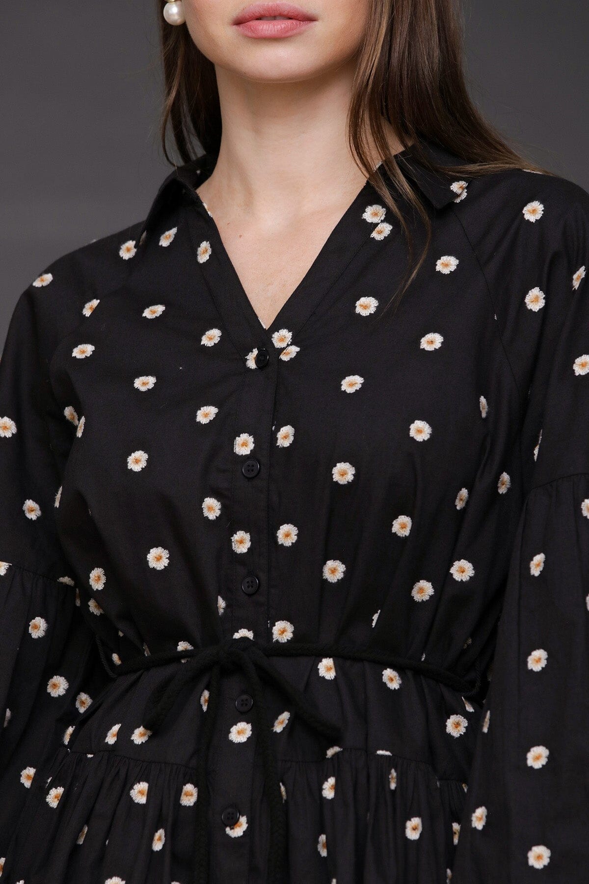 Embroidered Cotton Mini Dress Dresses Avec Les Filles