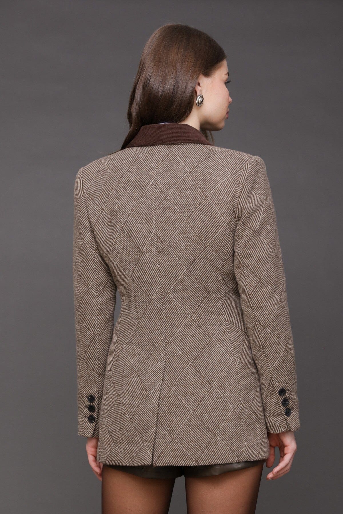 Basketweave Hourglass Blazer Coats & Jackets Avec Les Filles