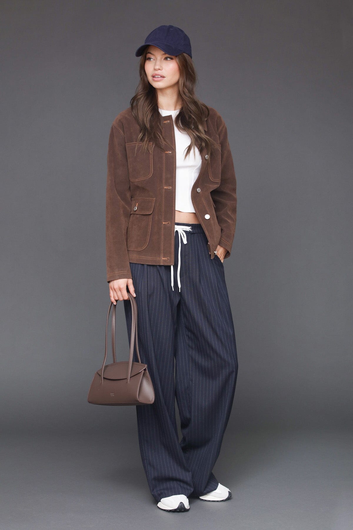 Faux Suede Barn Jacket Coats & Jackets Avec Les Filles