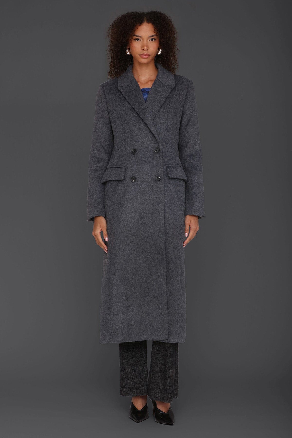 Wool Blend Double Breasted Coat Coats & Jackets Avec Les Filles