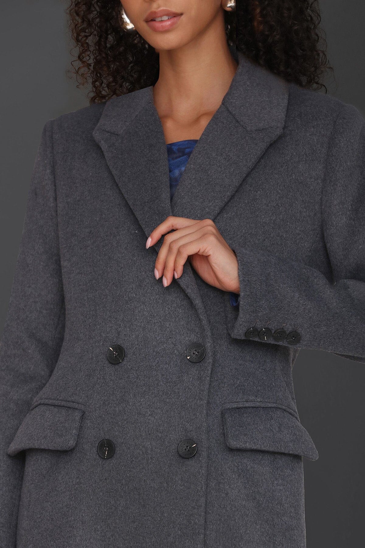 Wool Blend Double Breasted Coat Coats & Jackets Avec Les Filles