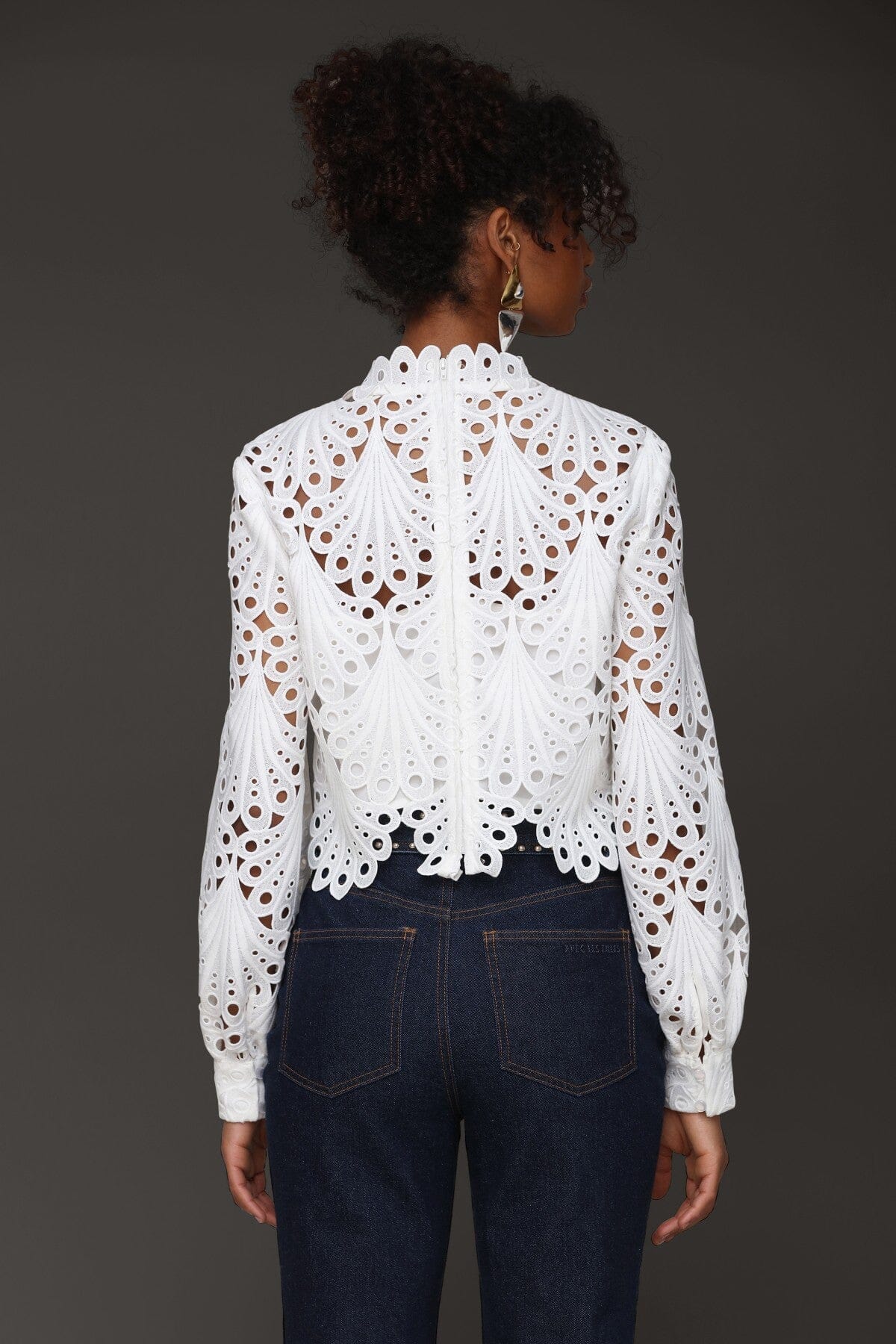 Eyelet Embroidered Blouse Shirts & Tops Avec Les Filles