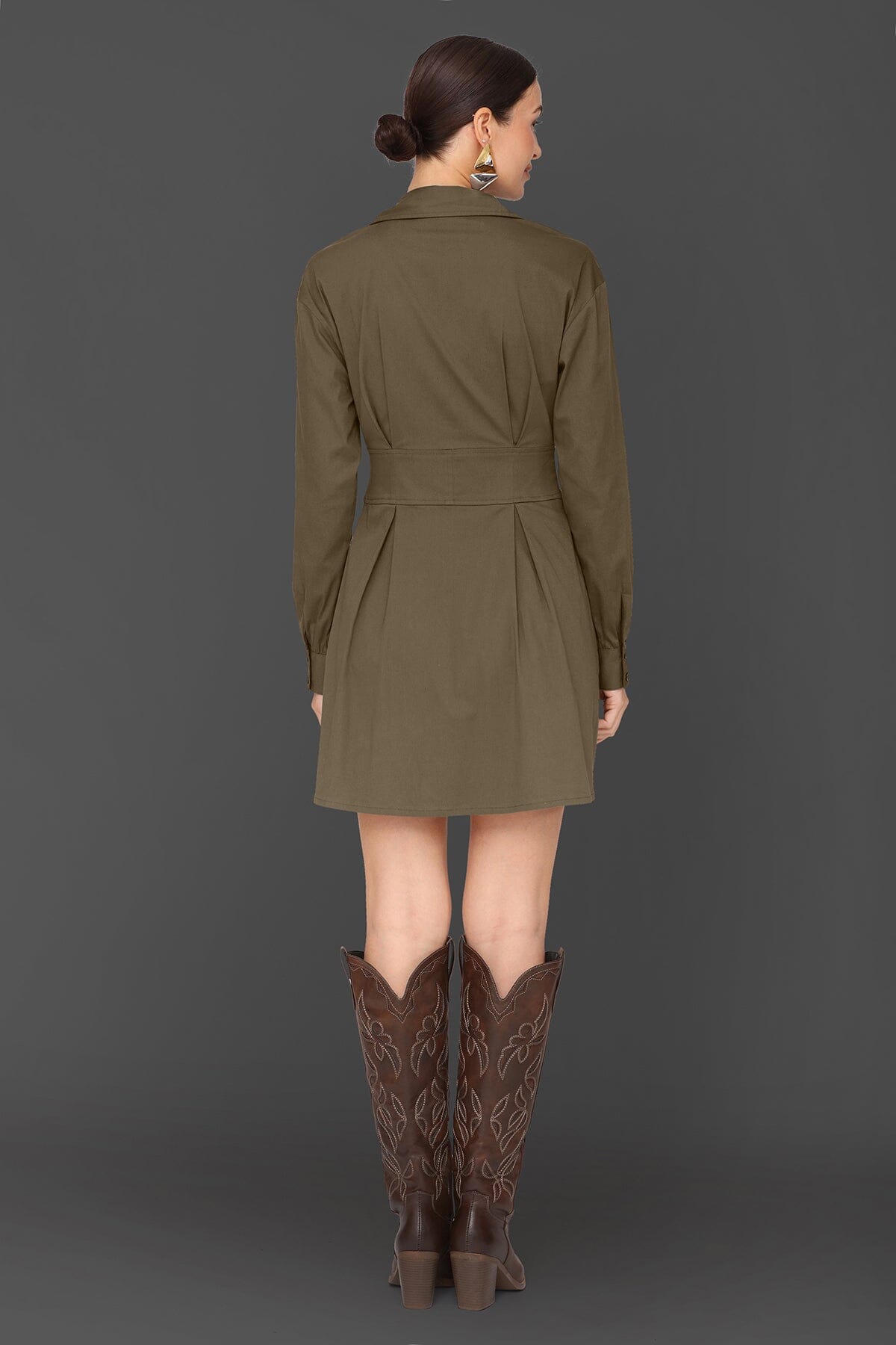 Cotton Corset Mini Shirtdress Dresses Avec Les Filles