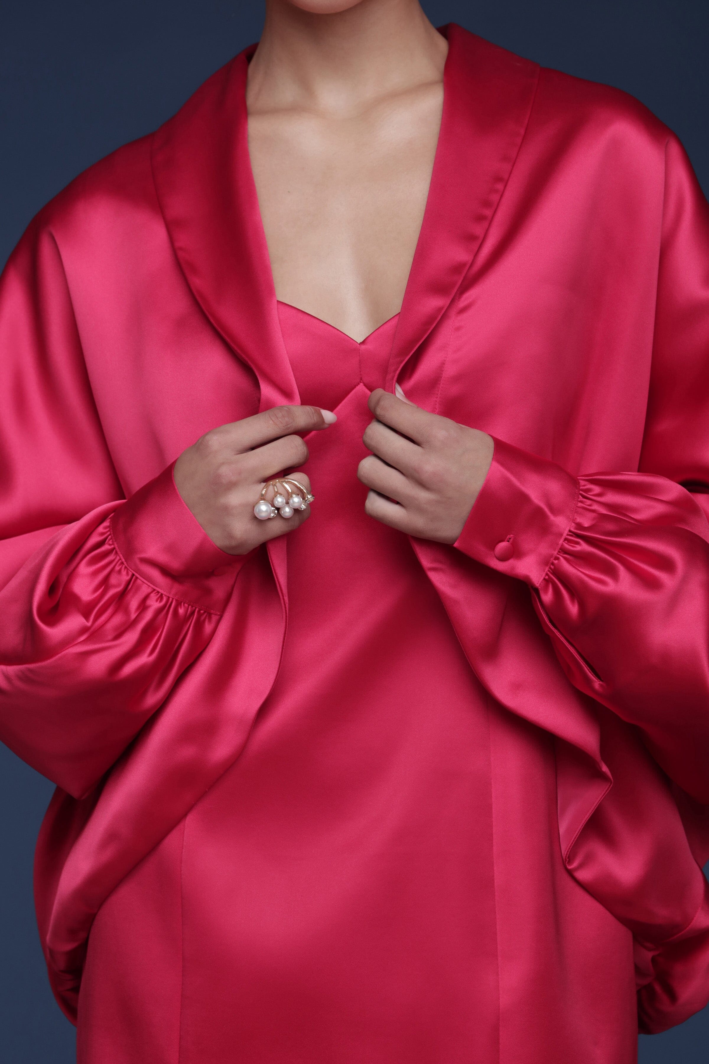 Oversized Dolman Sleeve Jacket Coats & Jackets Avec Les Filles