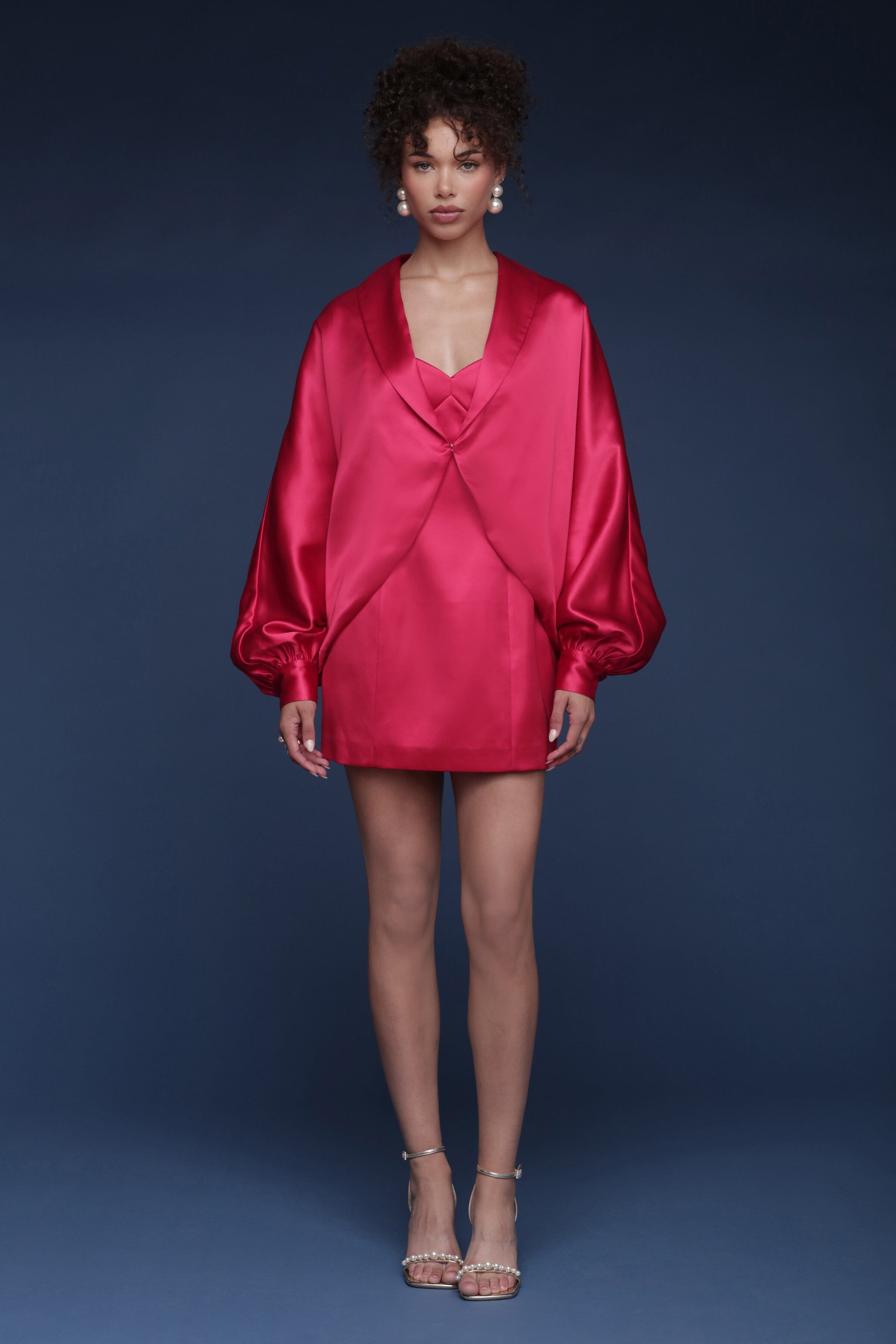 Oversized Dolman Sleeve Jacket Coats & Jackets Avec Les Filles