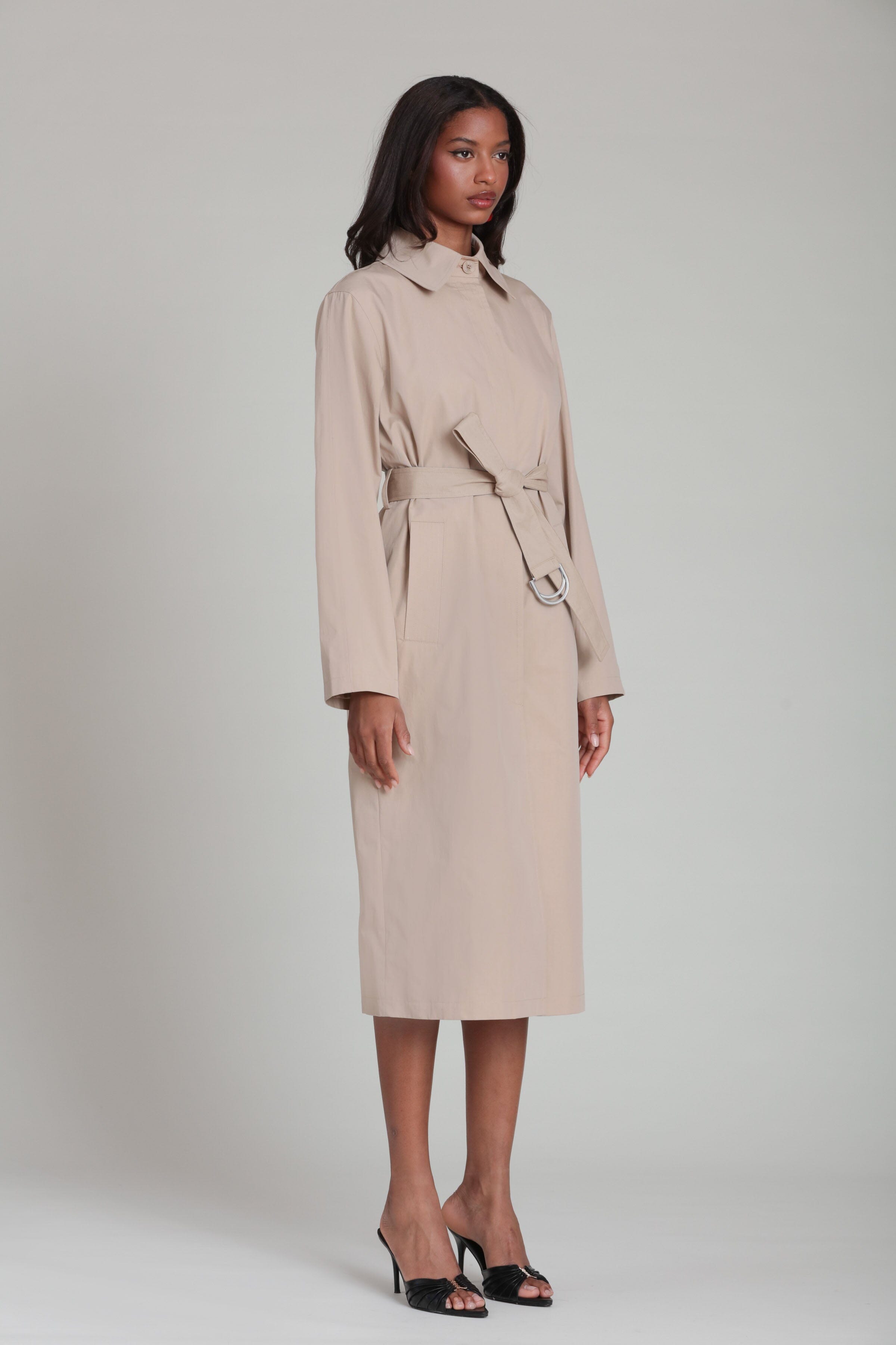 Minimalist Cotton Nylon Trench Coat Coats & Jackets Avec Les Filles