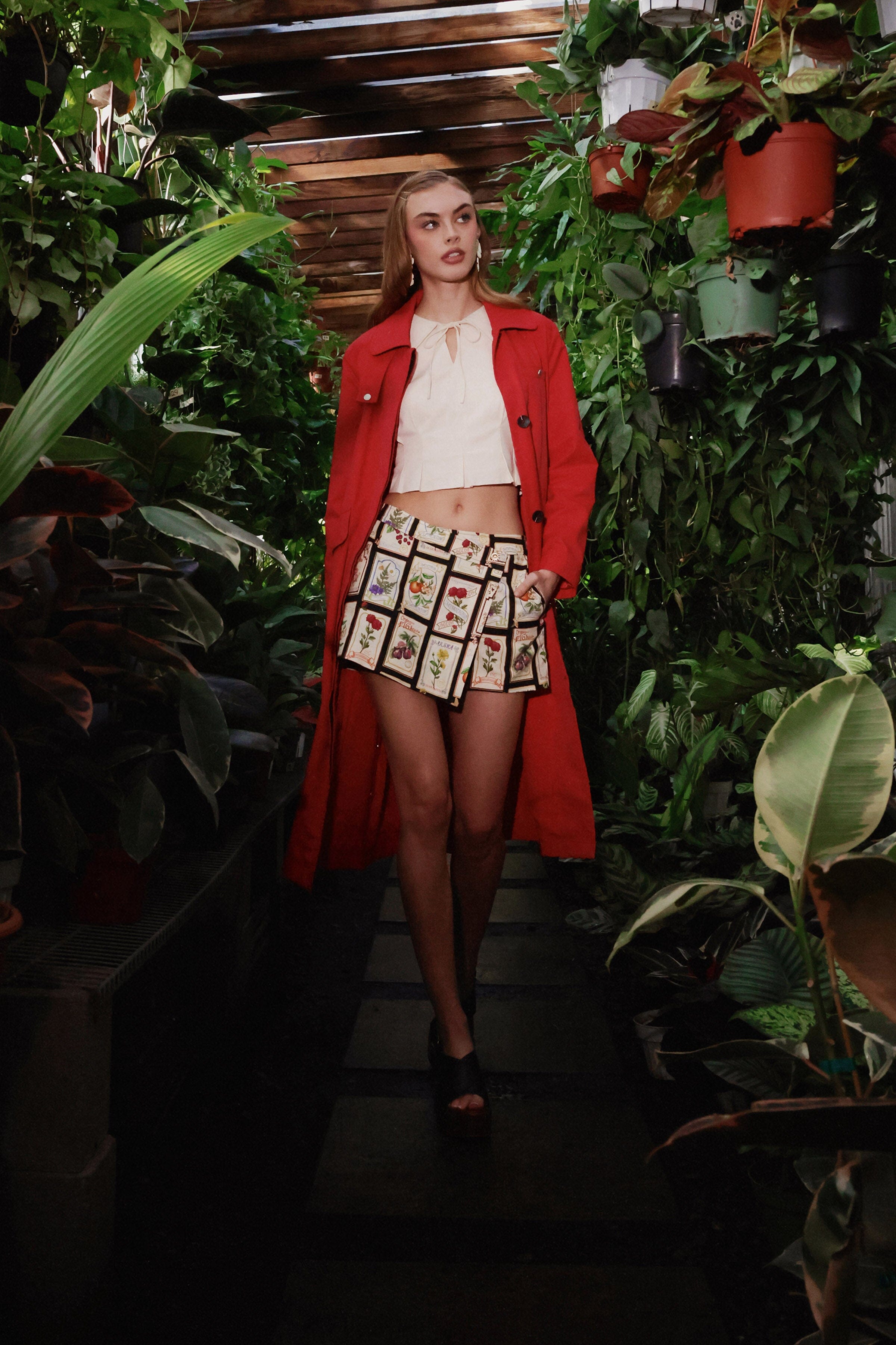 Cotton Nylon Utility Trench Coat Coats & Jackets Avec Les Filles