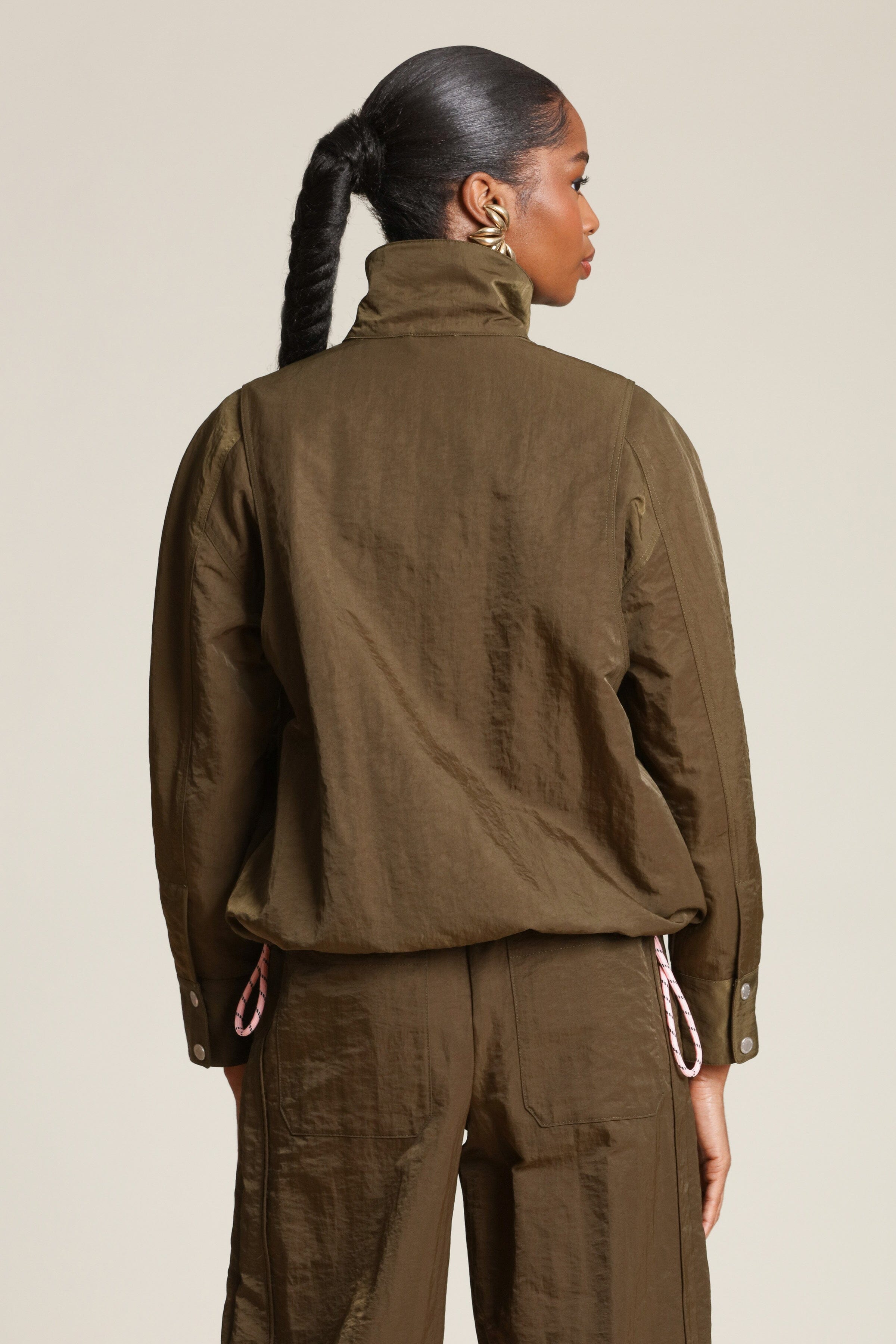 Jacket Anorak with Drawstring Coats & Jackets Avec Les Filles