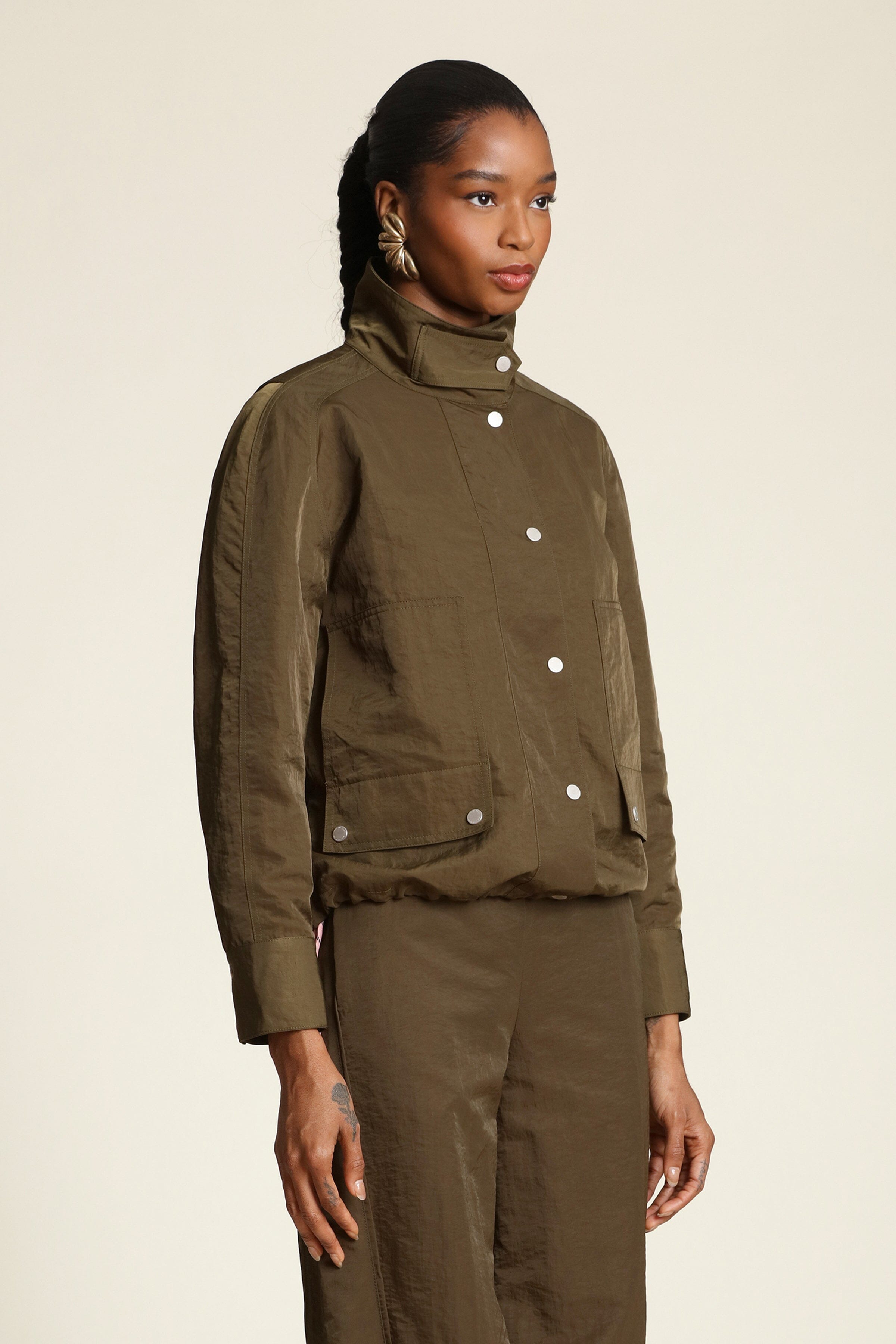 Jacket Anorak with Drawstring Coats & Jackets Avec Les Filles