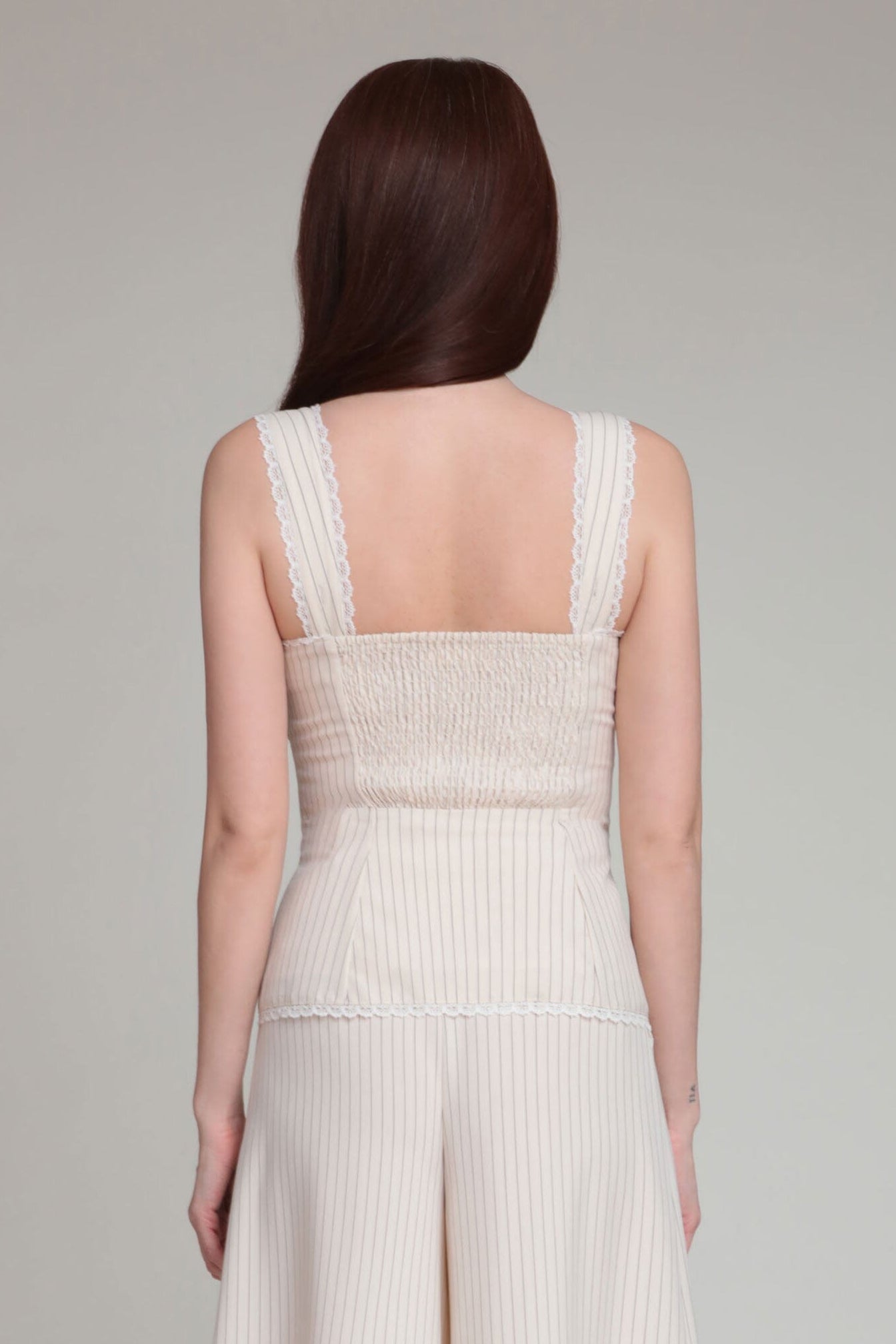 Cream and black striped off white tank top - Shop women's cute tank tops by Avec Les Filles