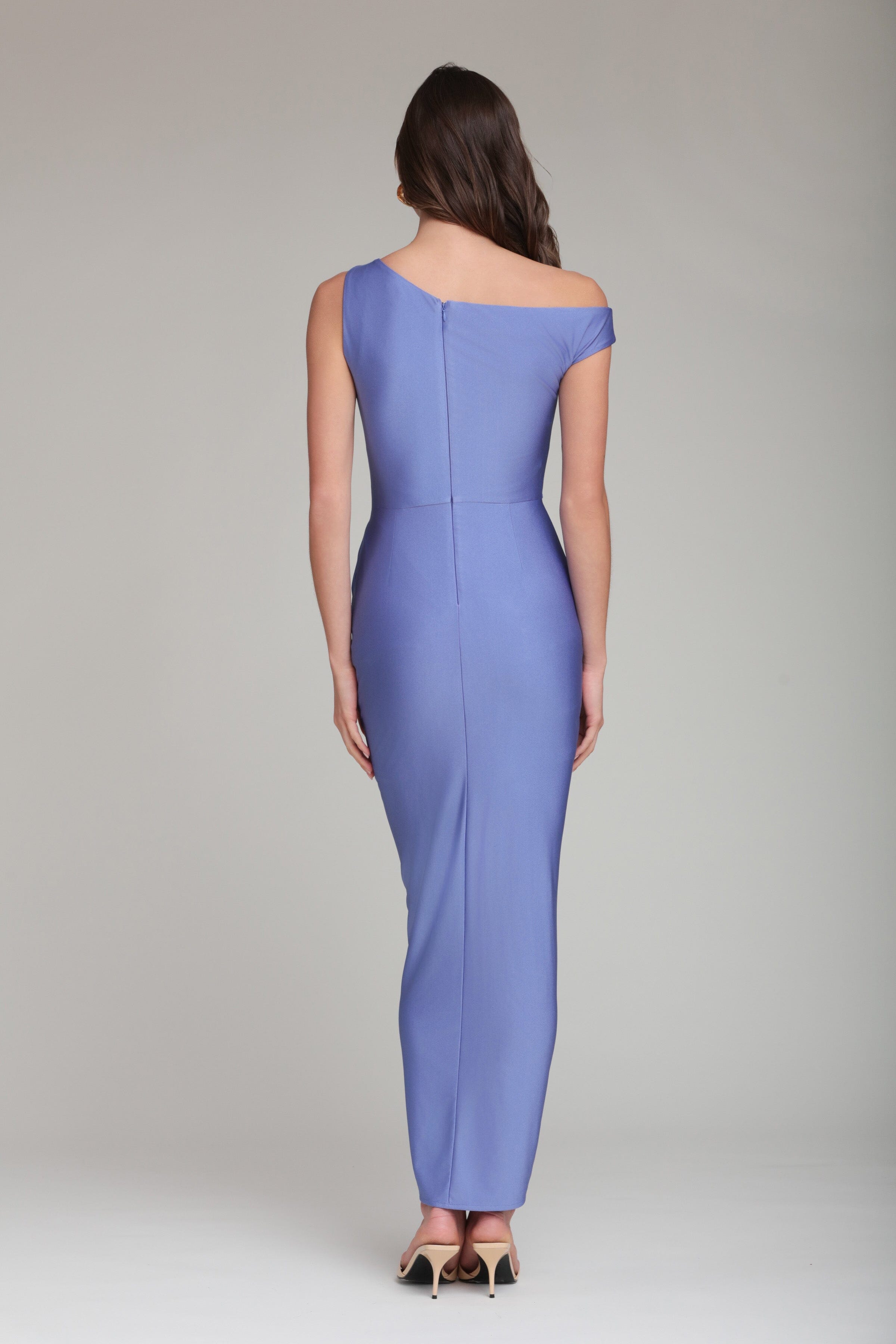 Wrap front blue going out dress - Shop women's cute midi dresses by Avec Les Filles