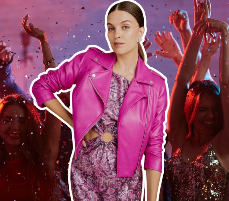 2023 Spring Styling Trend: Biker Jackets with Feminine Pieces