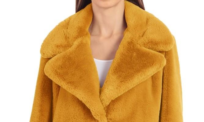 avec Les Filles Teddy Notch Collar Coat