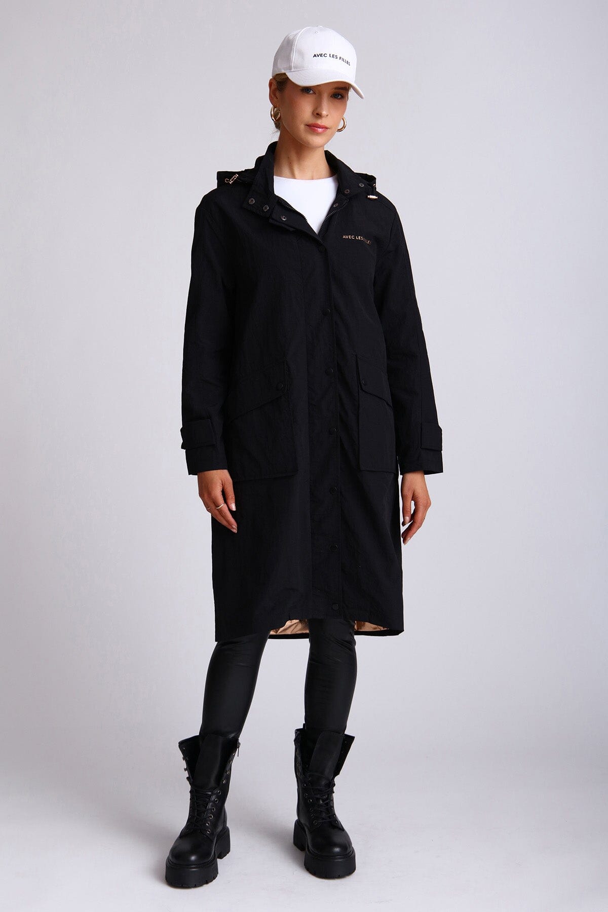 Oversized Nylon Rain Anorak Coats & Jackets Avec Les Filles 