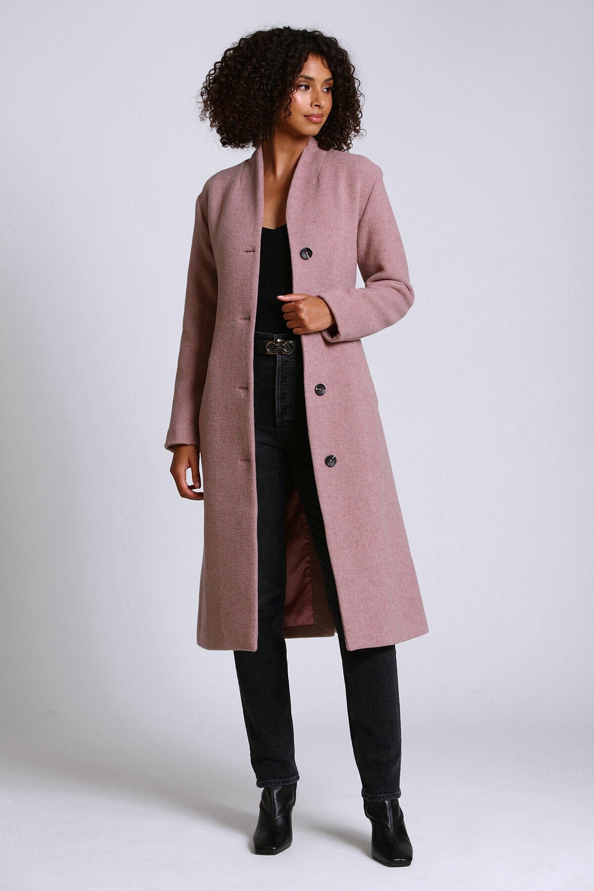 Avec les filles on sale wool blend coat