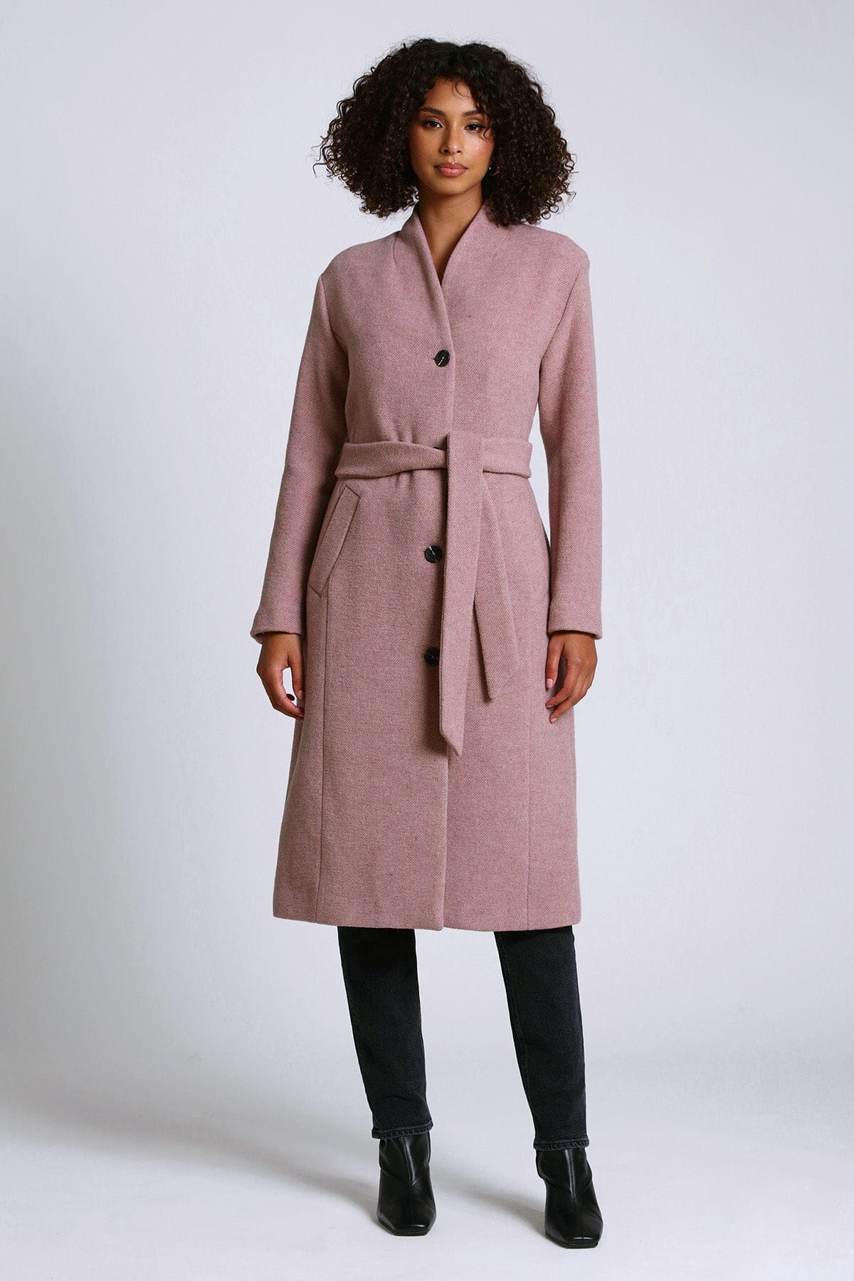 Vince wool outlet blend long coat