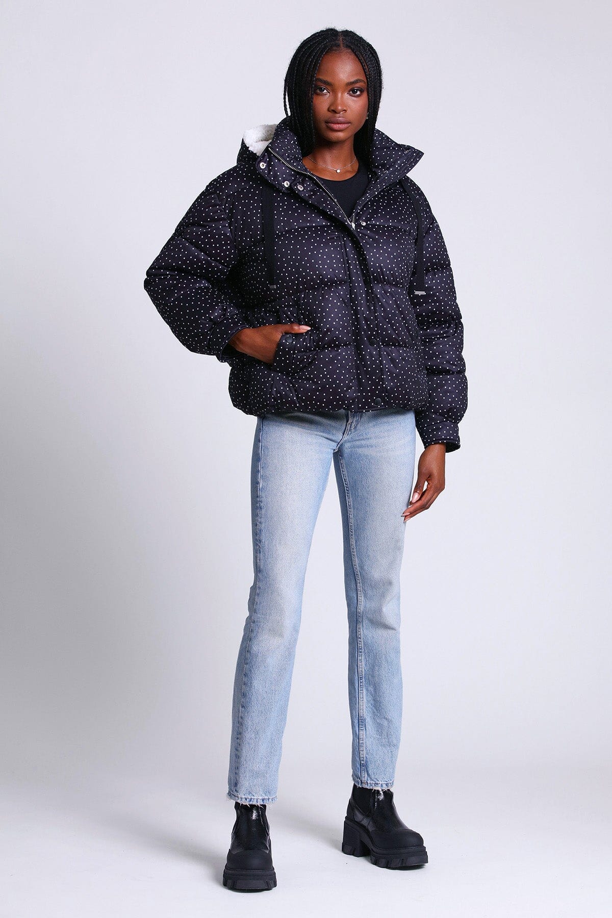 Hooded on sale puffer womens