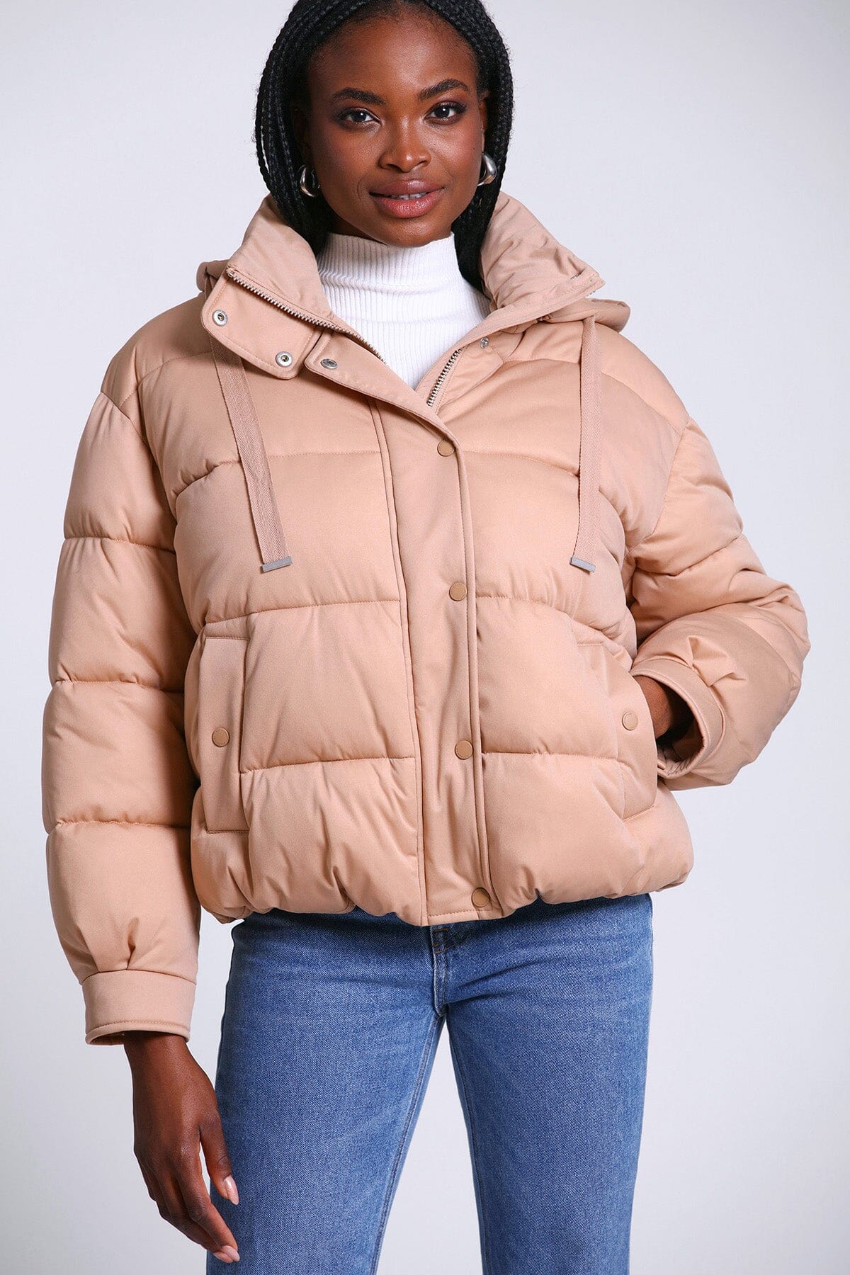 Down filled clearance puffer jacket