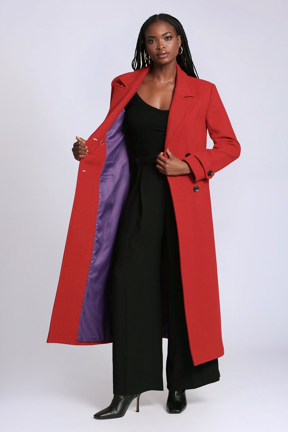 Tailored wool hot sale coat womens