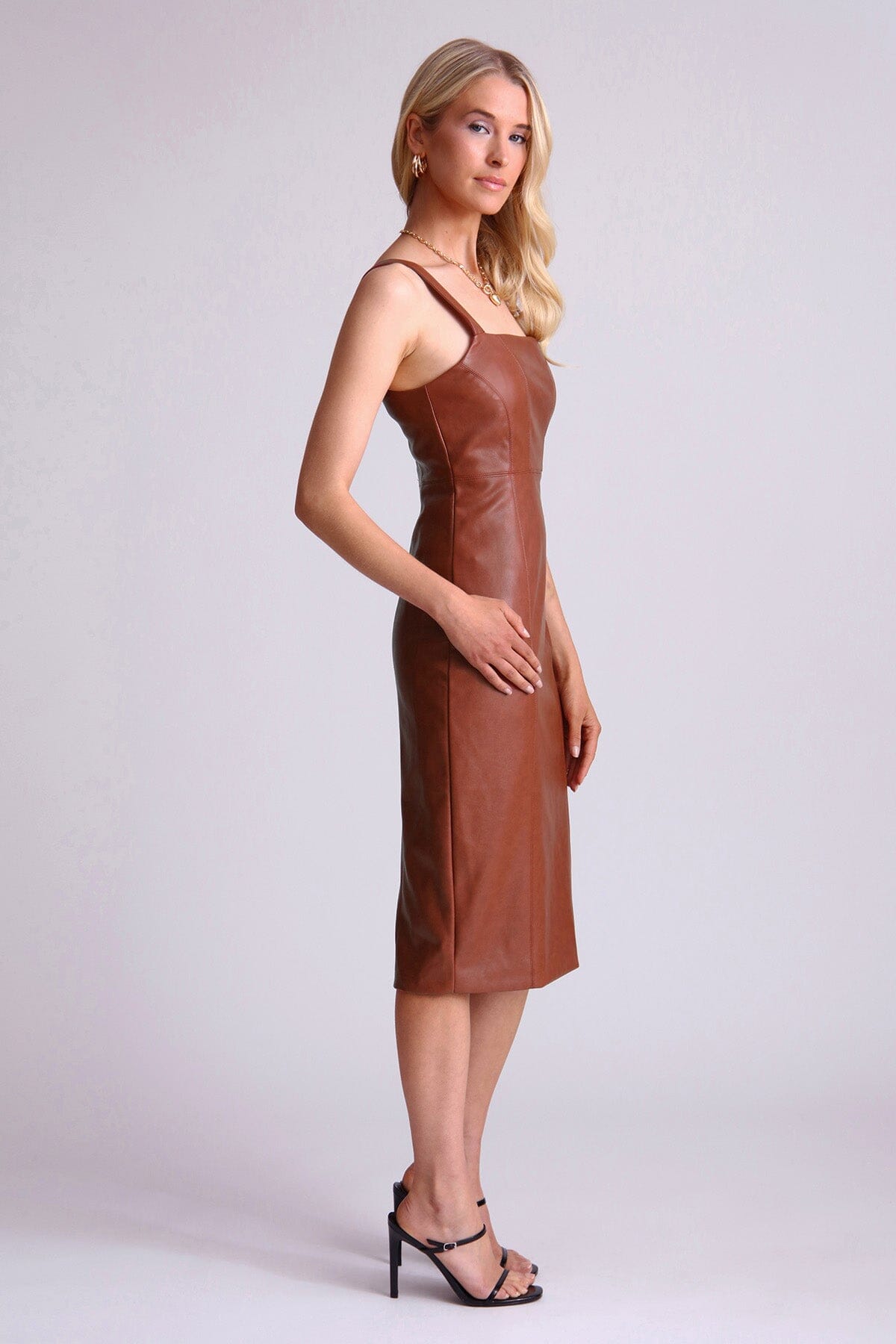 Faux-Ever Leather™ Sheath Dress Dresses Avec Les Filles 