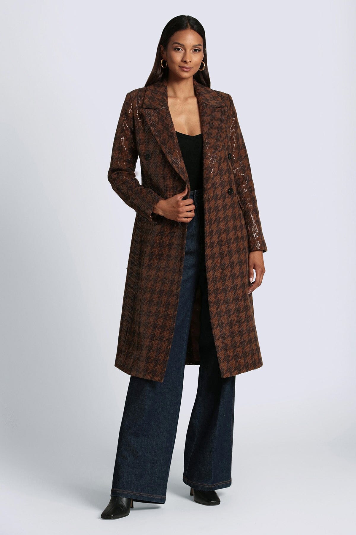 Ladies clearance houndstooth jacket