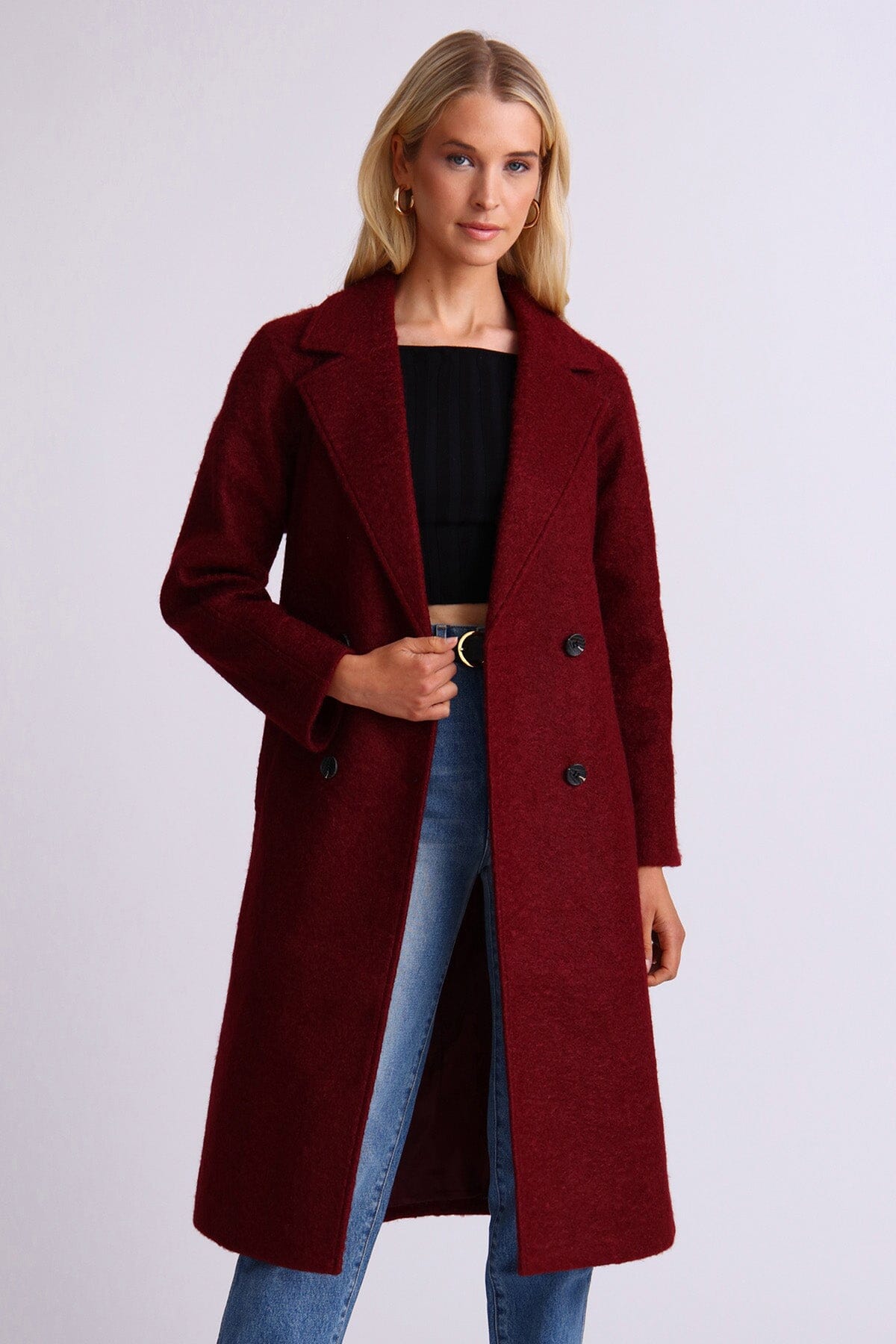 Ladies 2025 textured coats