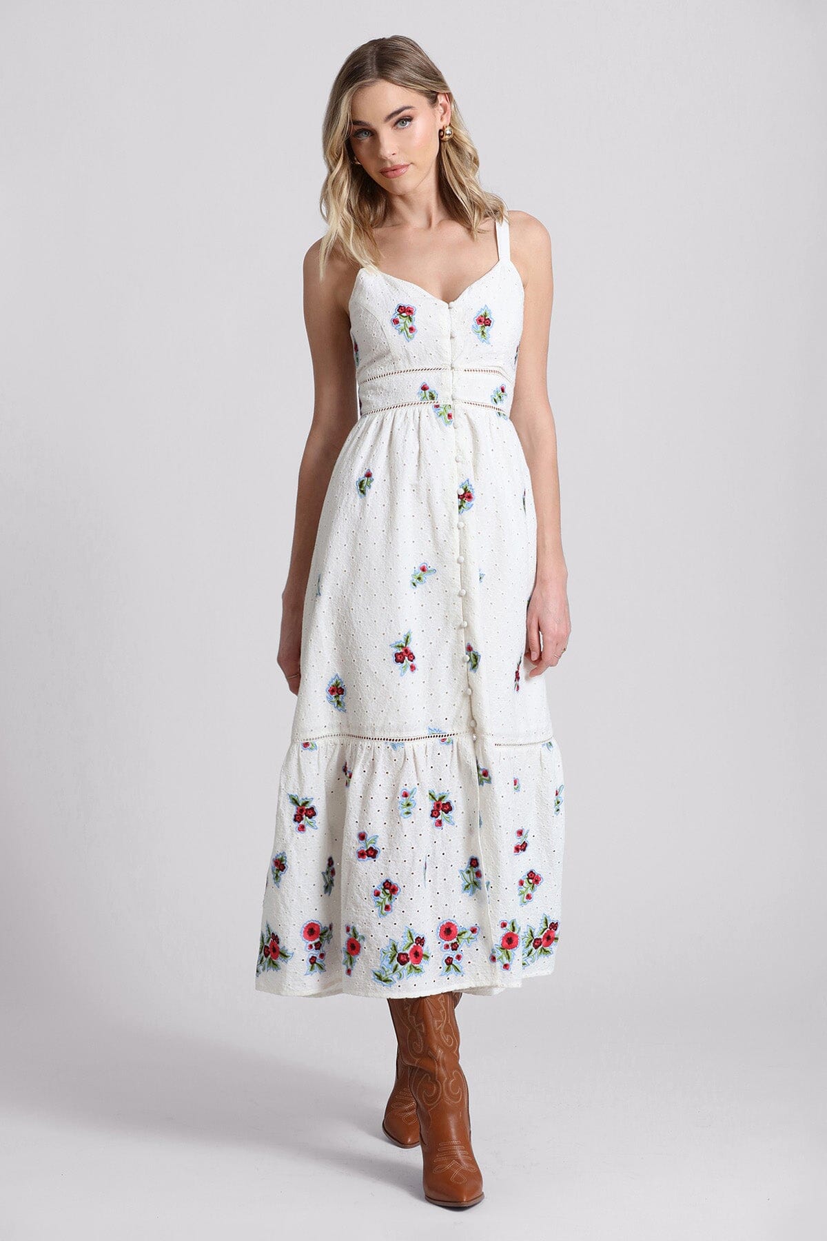 Designer floral dress store