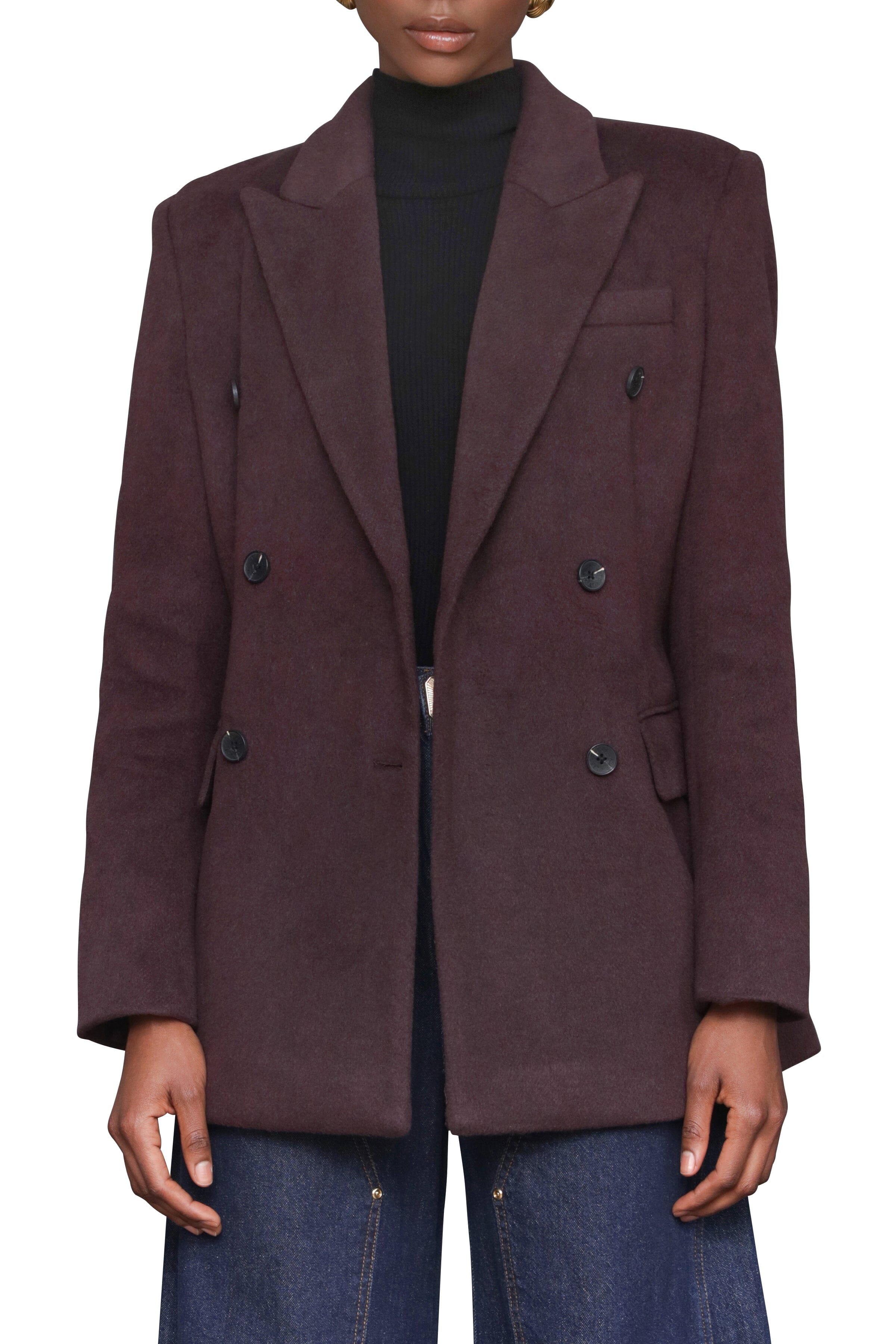Hourglass Blazer Coat Avec Les Filles 