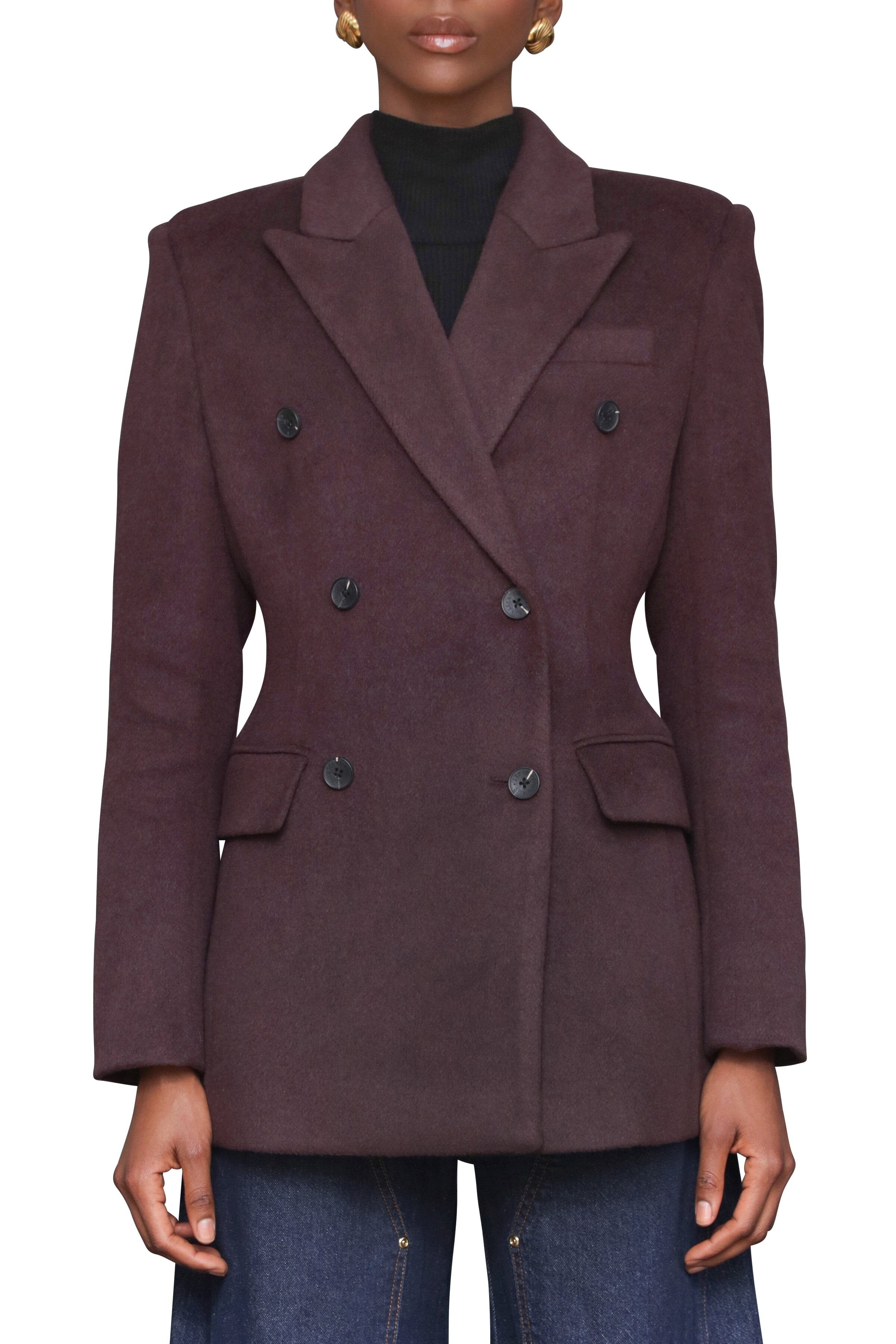 Hourglass Blazer Coat Avec Les Filles 