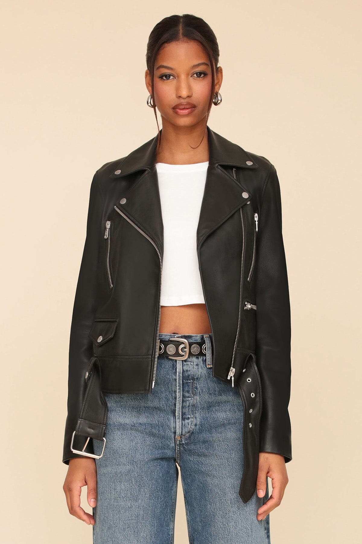 Asos Schott Moto Jacket Asos Men's Leather Biker Jacket Size M