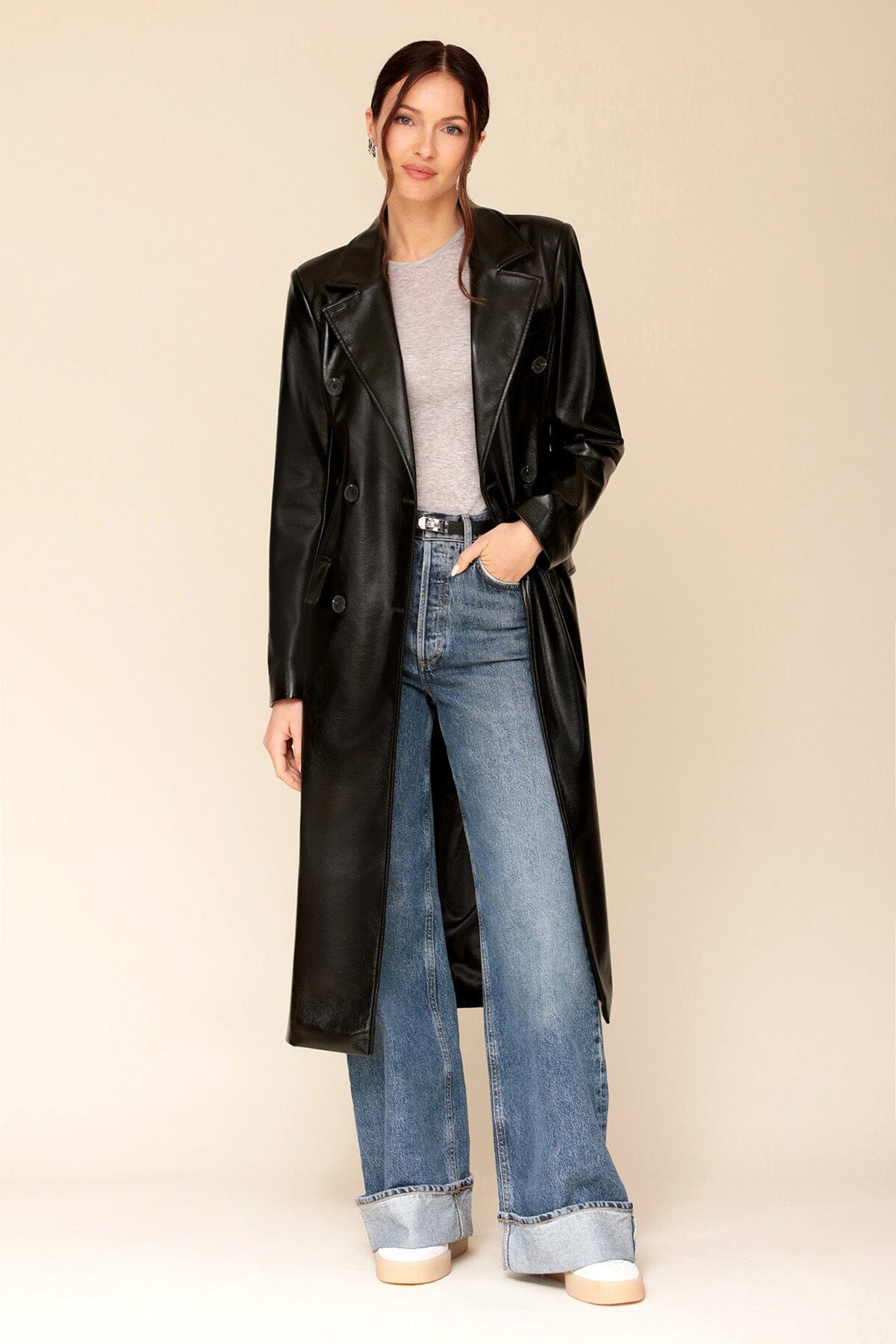 Avec les filles leather jacket cheap