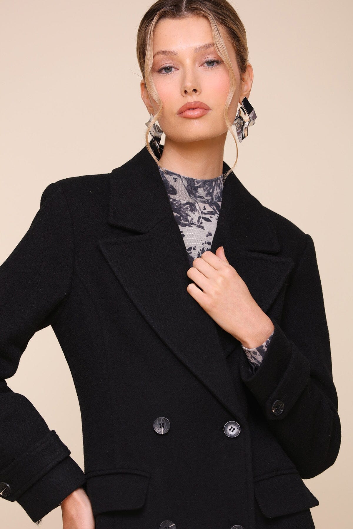 Avec les filles wool coat best sale