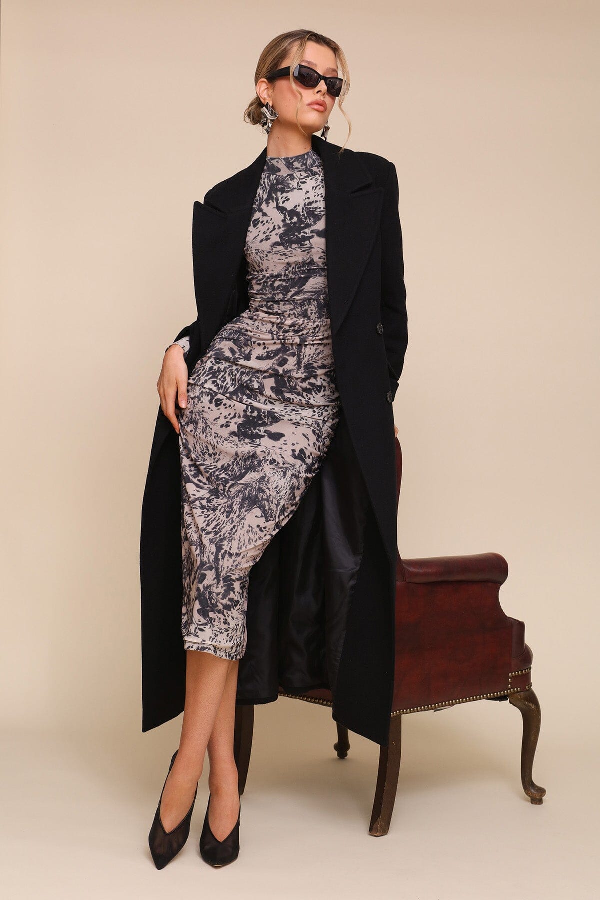 Avec les filles wool blend coat 2025