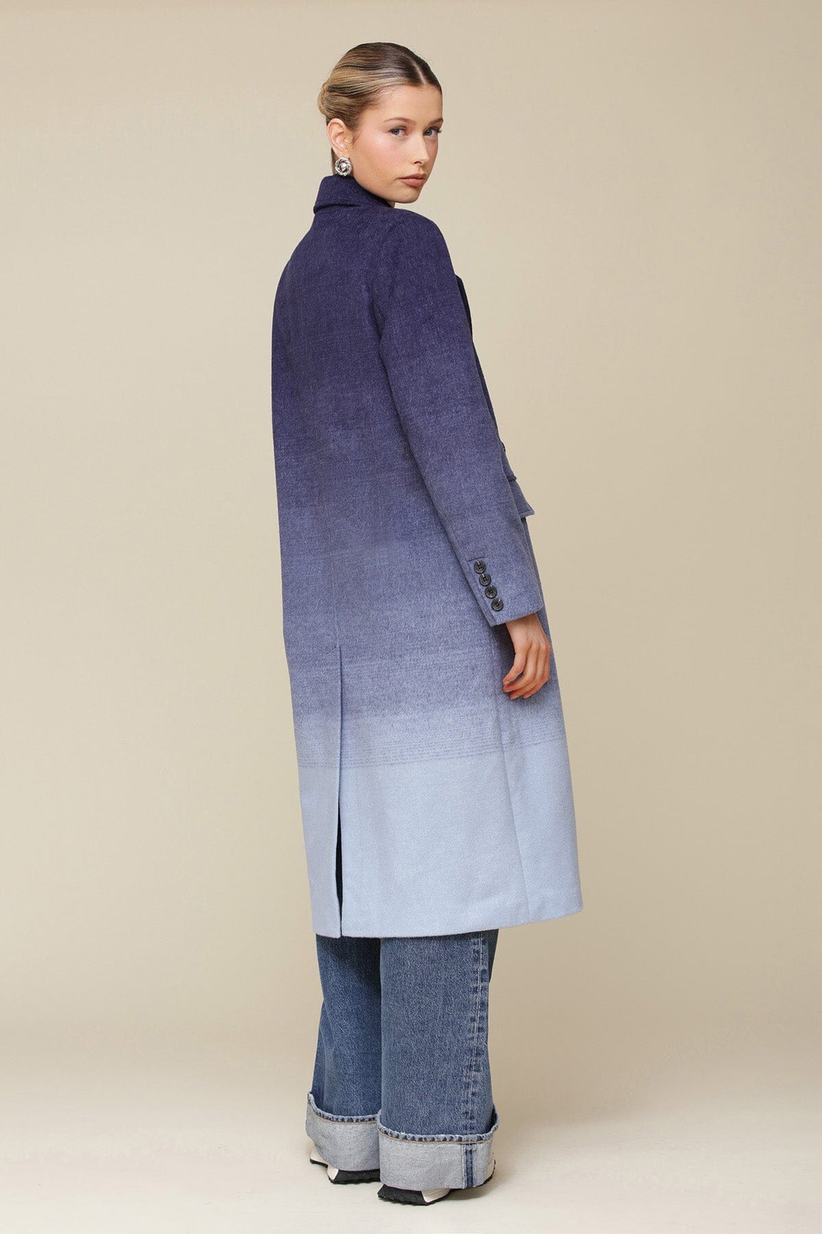 Avec les filles wool blend coat store