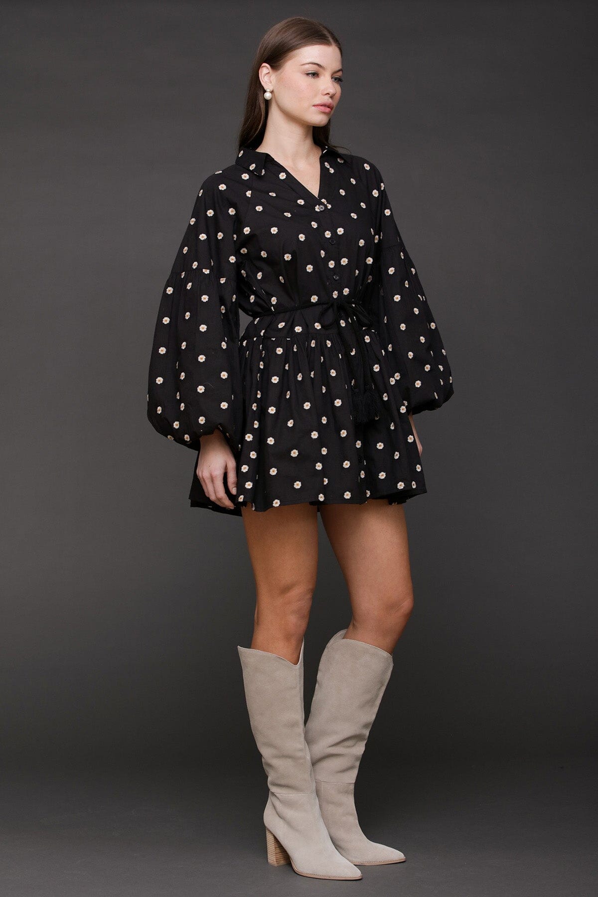 Embroidered Cotton Mini Dress Dresses Avec Les Filles 