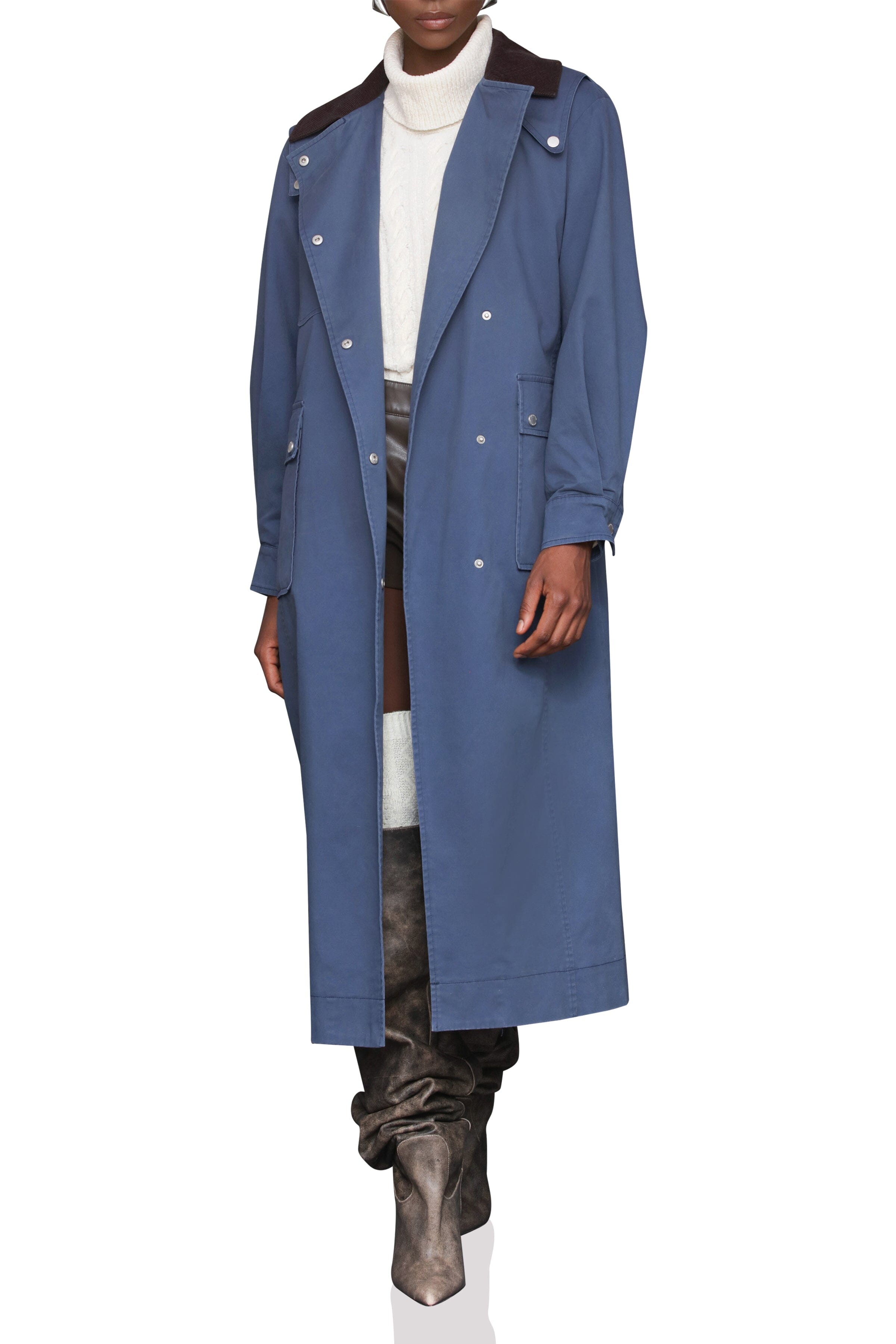 Coat Asymmetrical Utility Avec Les Filles 