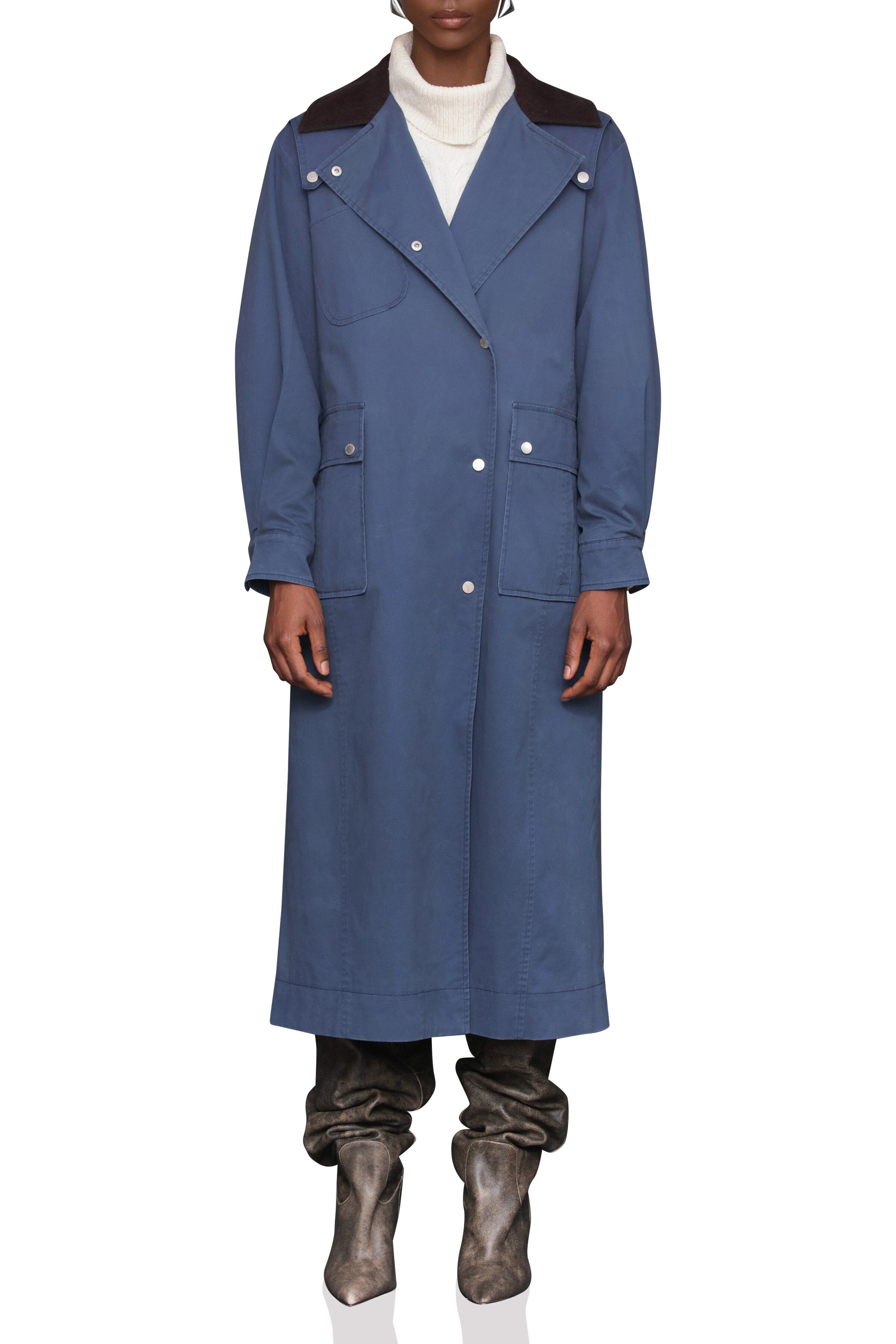 Coat Asymmetrical Utility Avec Les Filles 