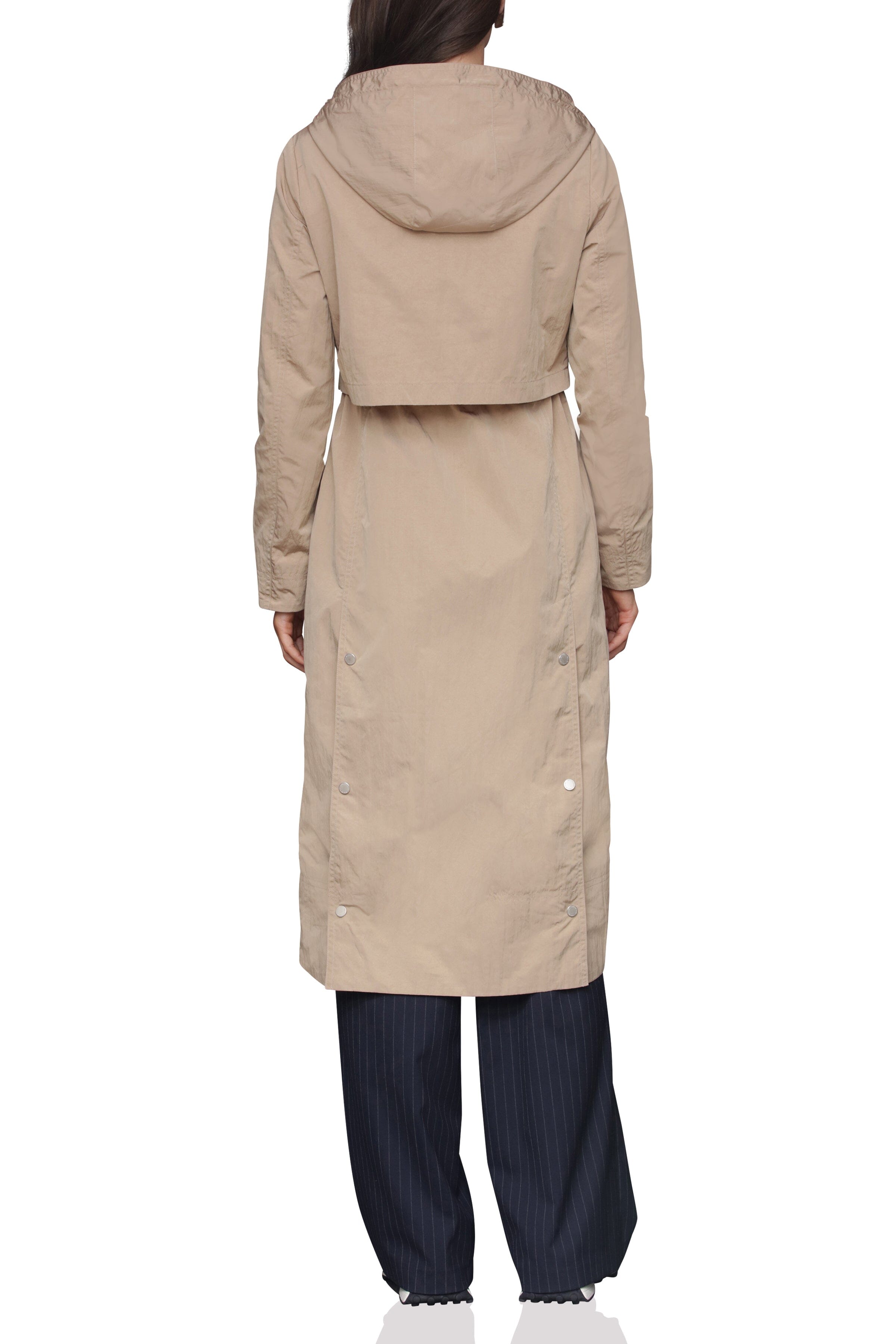 Maxi Hooded Anorak Coat Avec Les Filles 