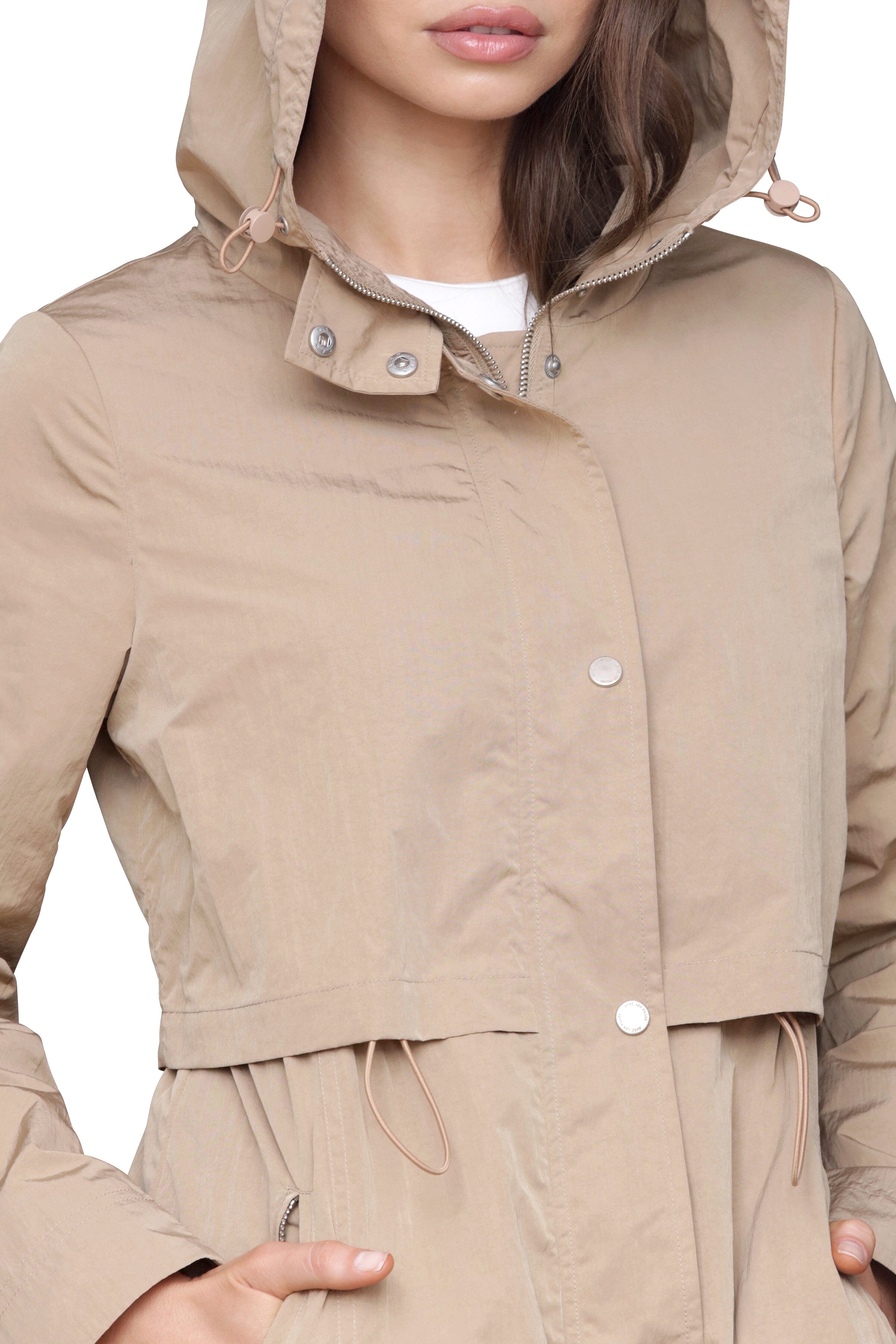 Maxi Hooded Anorak Coat Avec Les Filles 