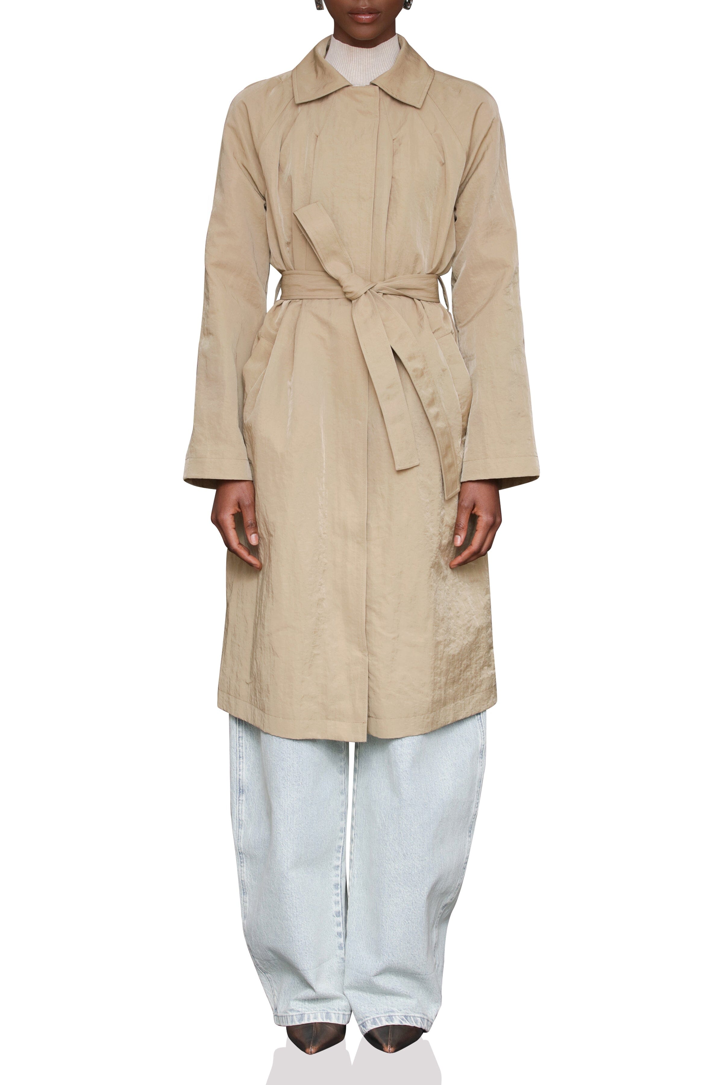 Nylon Rain Trench Coat Avec Les Filles 
