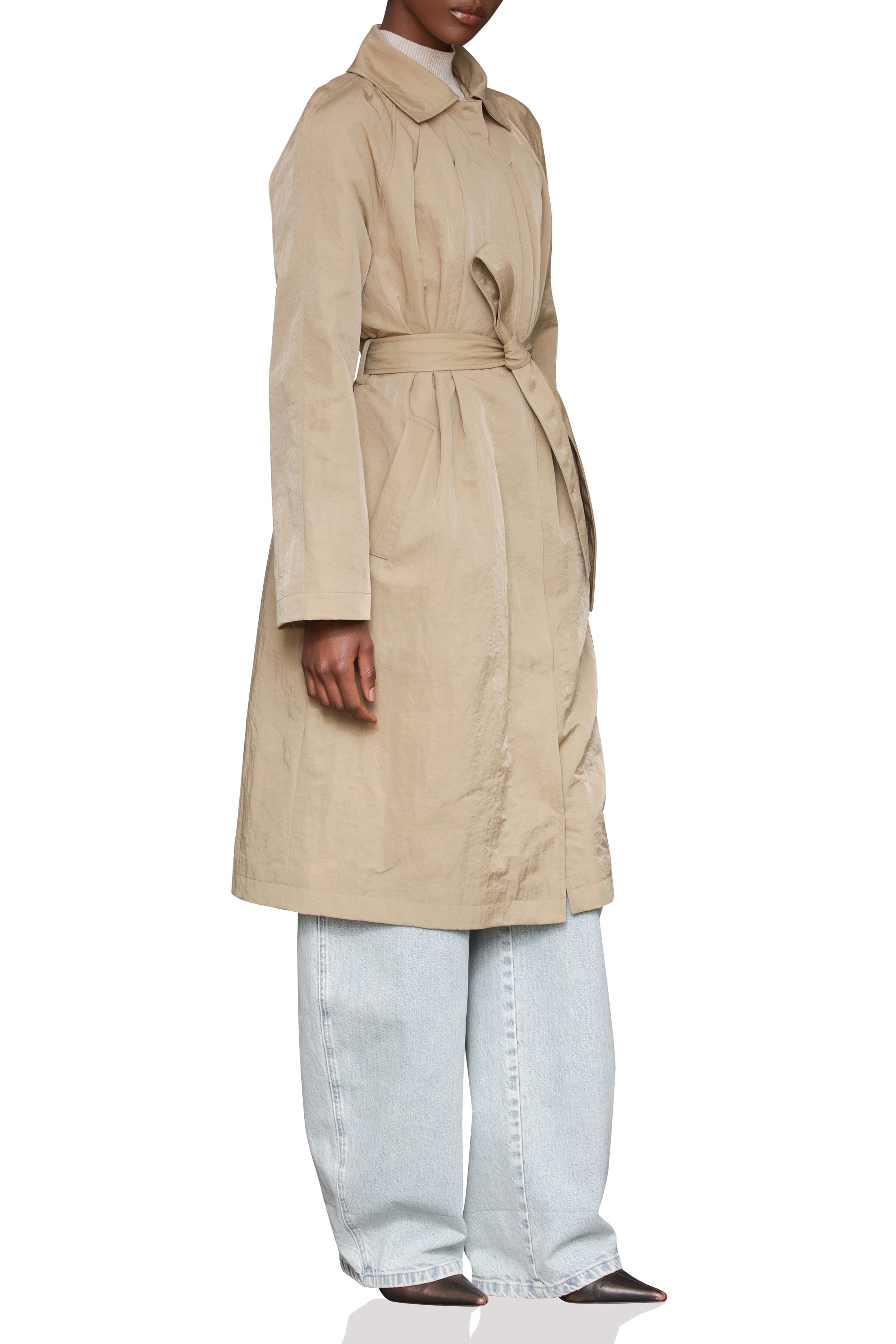 Nylon Rain Trench Coat Avec Les Filles 