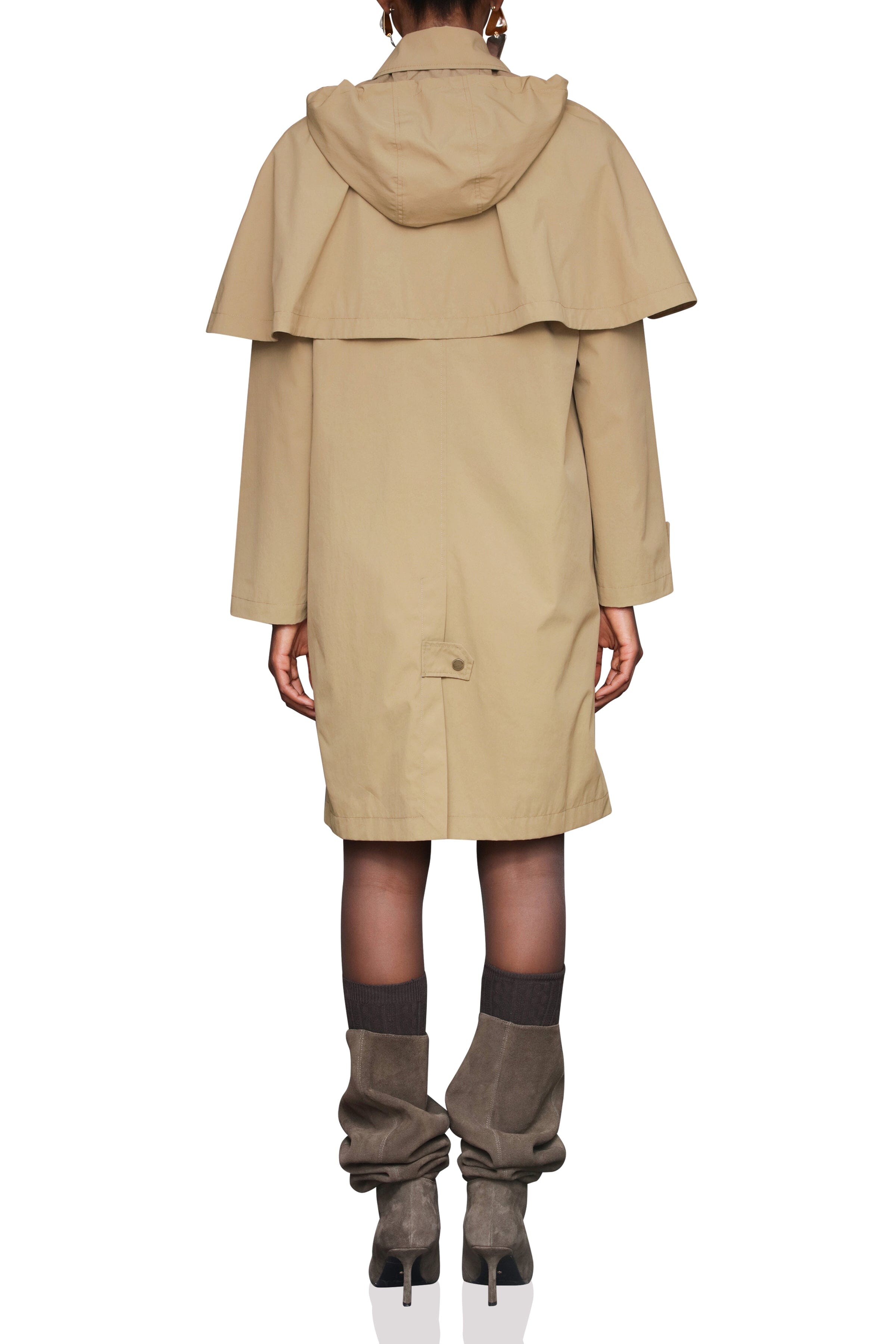 Nylon Cape Raincoat Avec Les Filles 