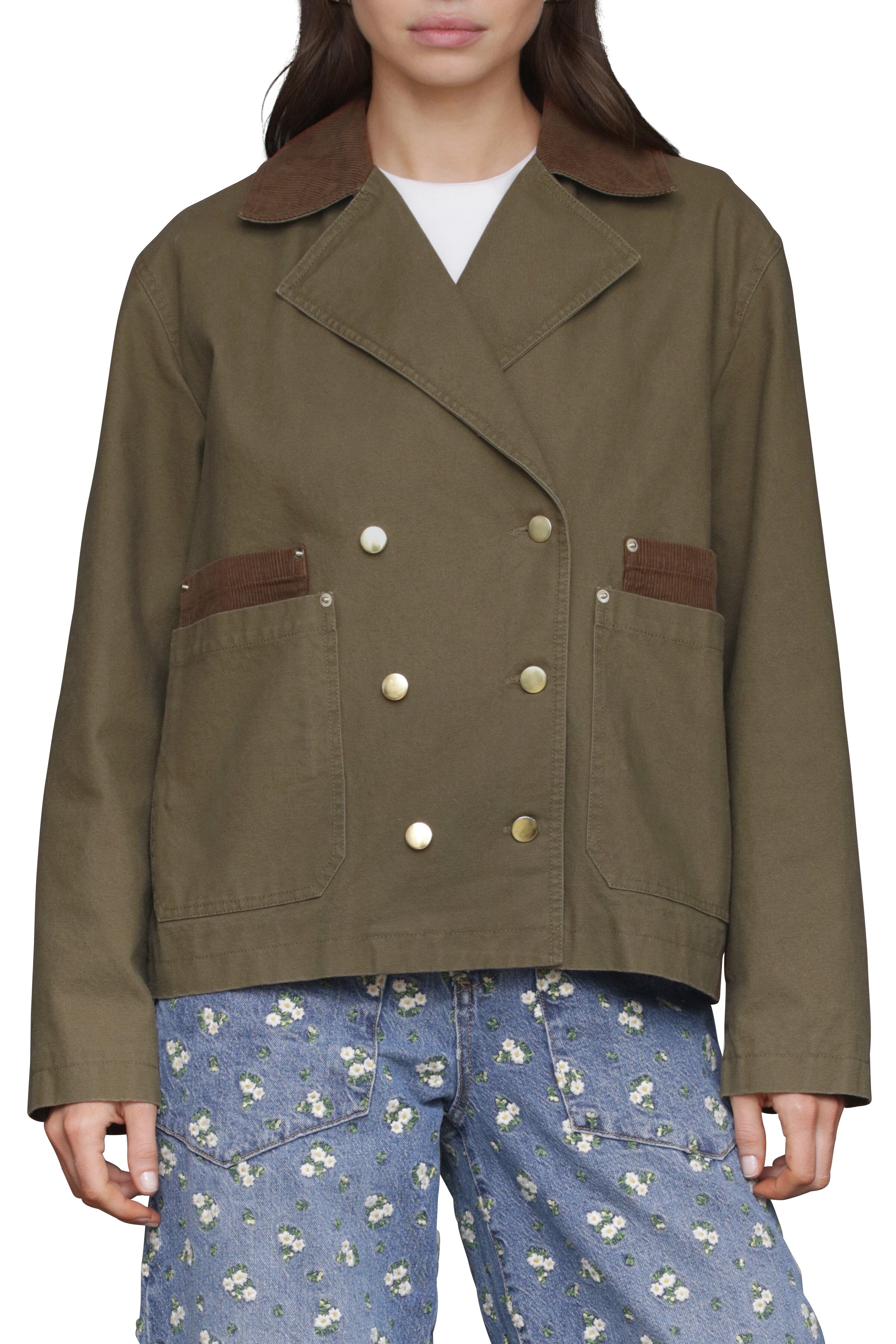 Cotton Utility Jacket Avec Les Filles 